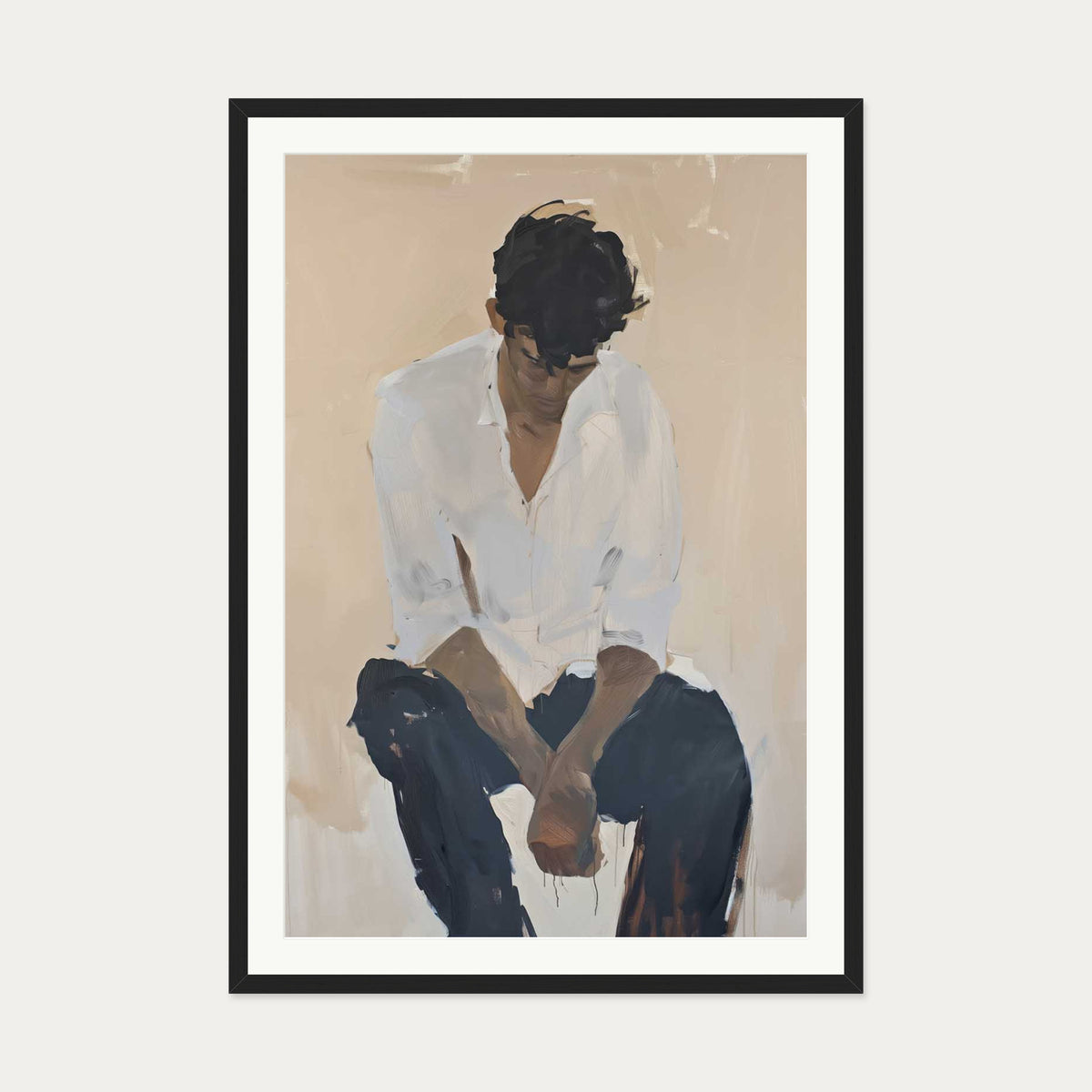 If You Say So Wall Art Print — 70 x 100 cm — Black Frame