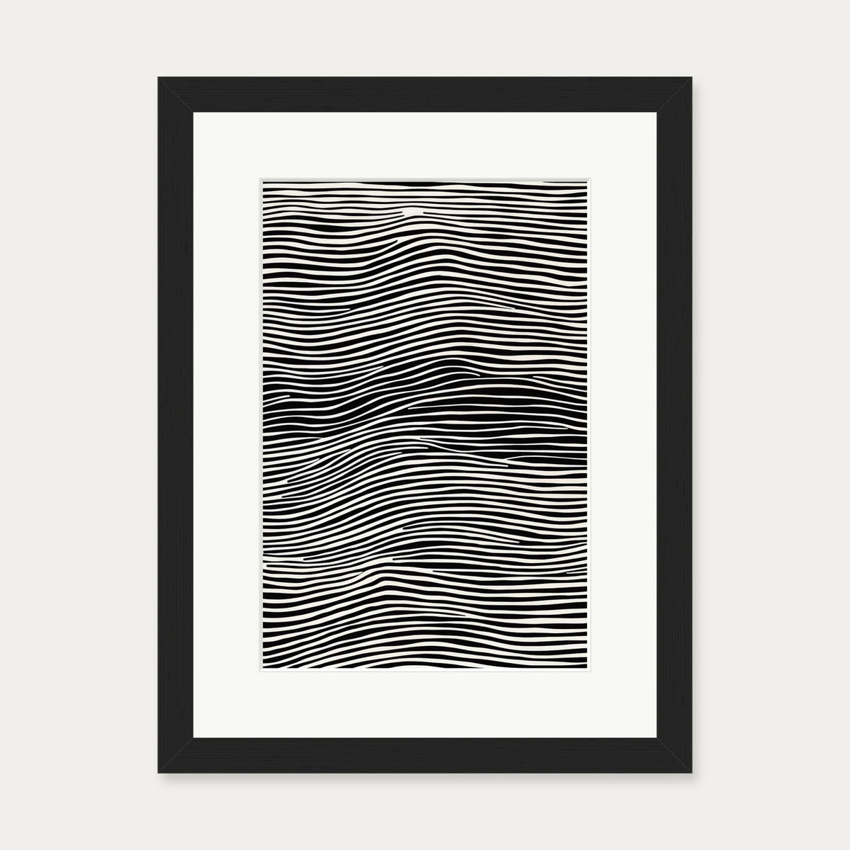 Illusions Art Print — 30 x 40 cm — Black Frame