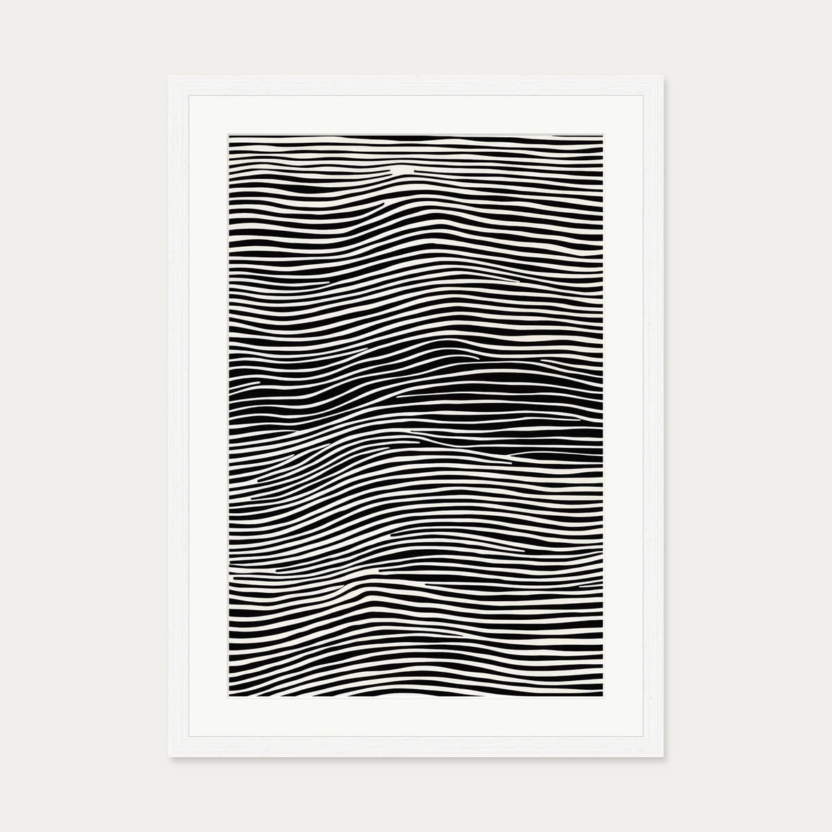 Illusions Art Print — 50 x 70 cm — White Frame