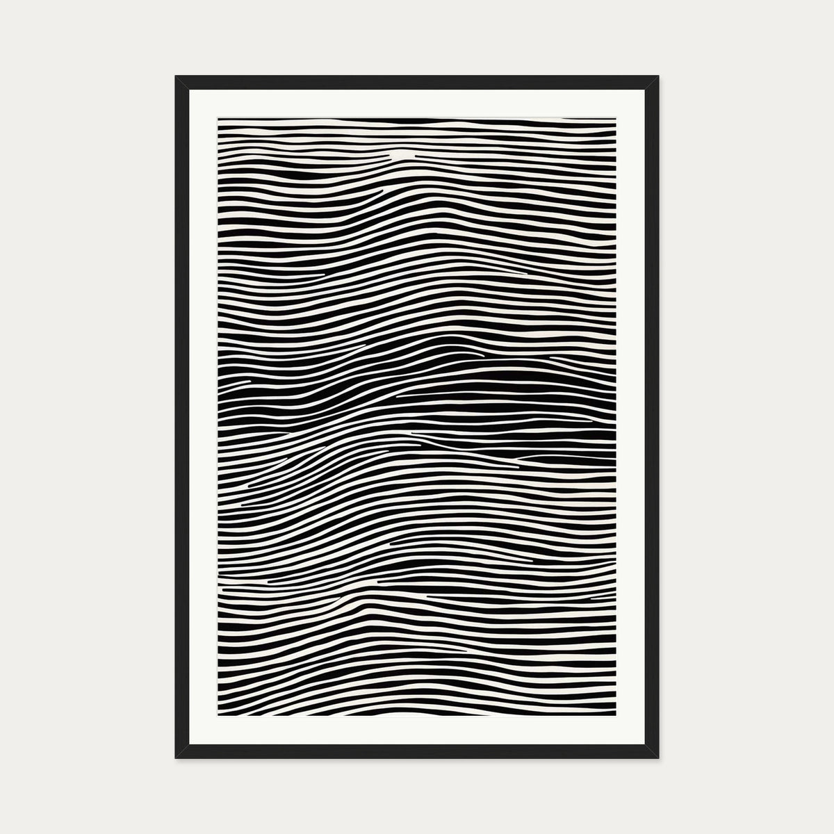 Illusions Art Print — 70 x 100 cm — Black Frame