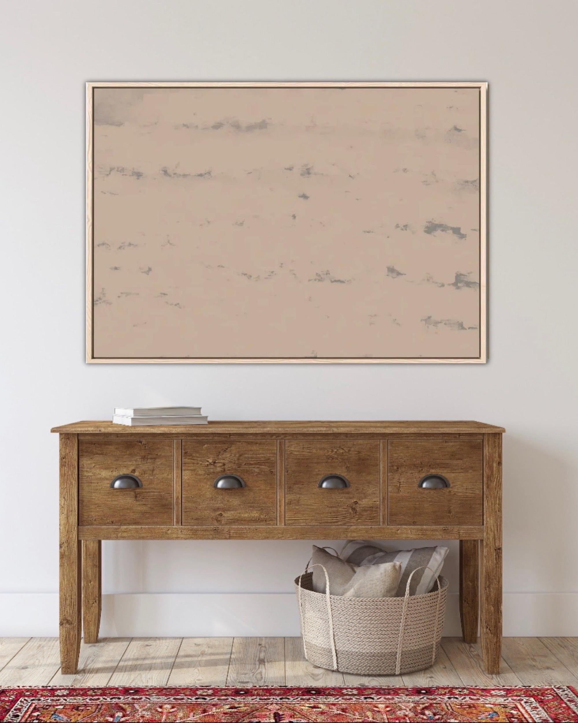 Pastel Skies Framed Canvas Art-framed-Canvas Prints-Abstract House