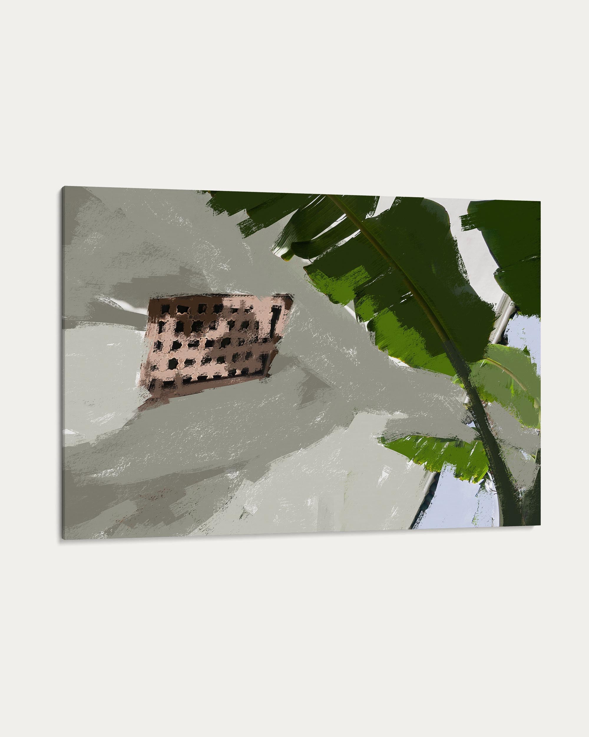 Desert Palm Oasis Canvas Art
