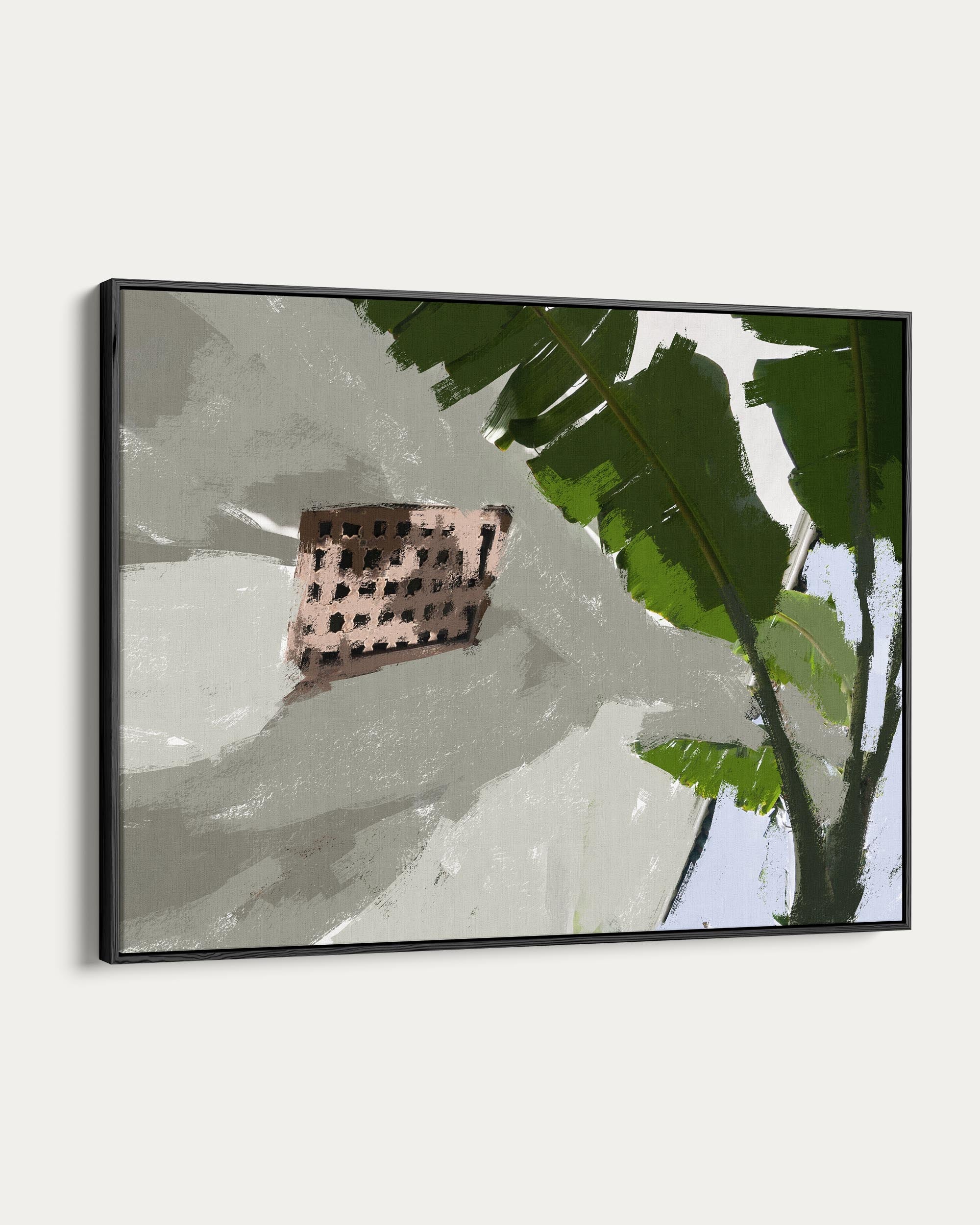 Desert Palm Oasis Canvas Art