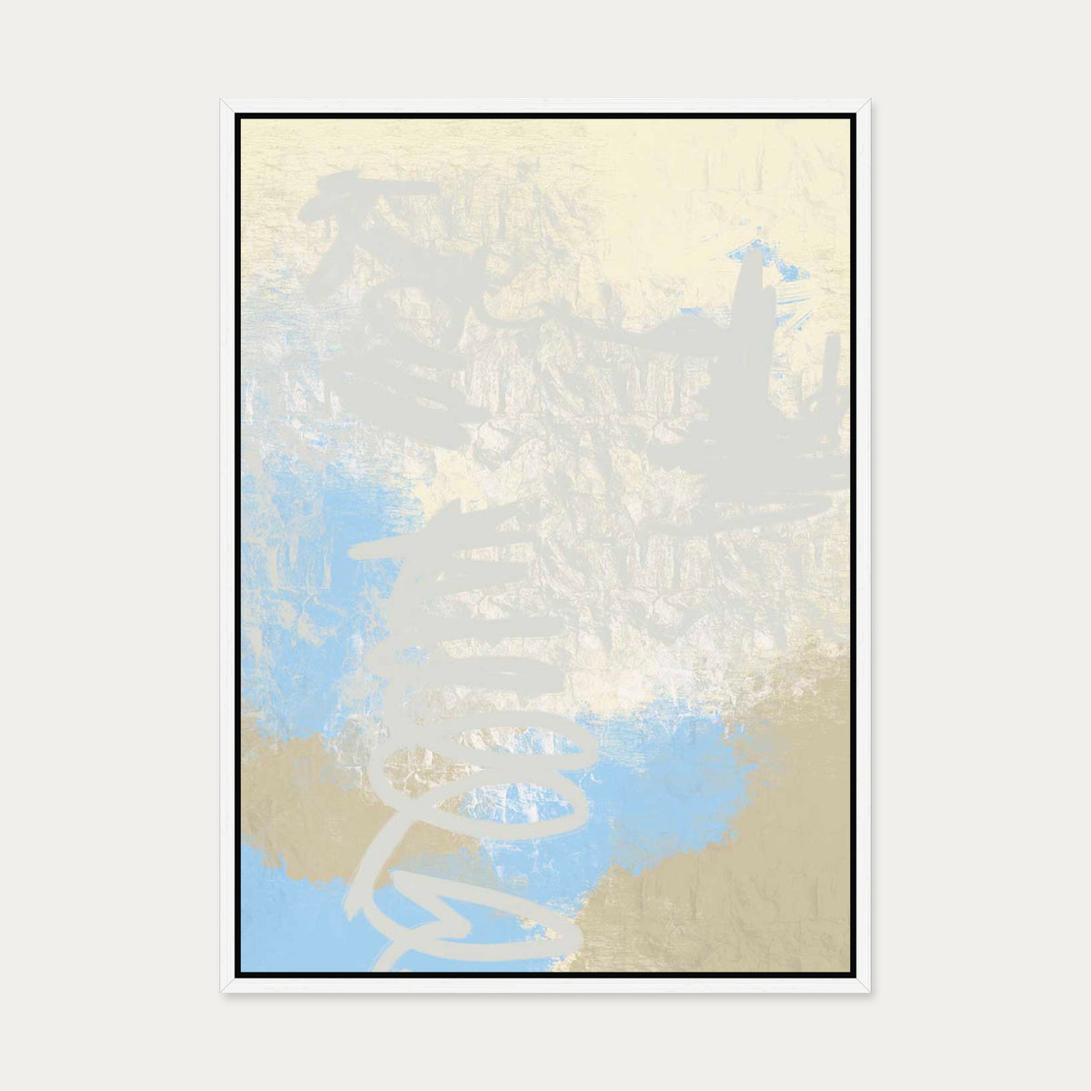Impressions Canvas Art — 50 x 70 cm — White Frame
