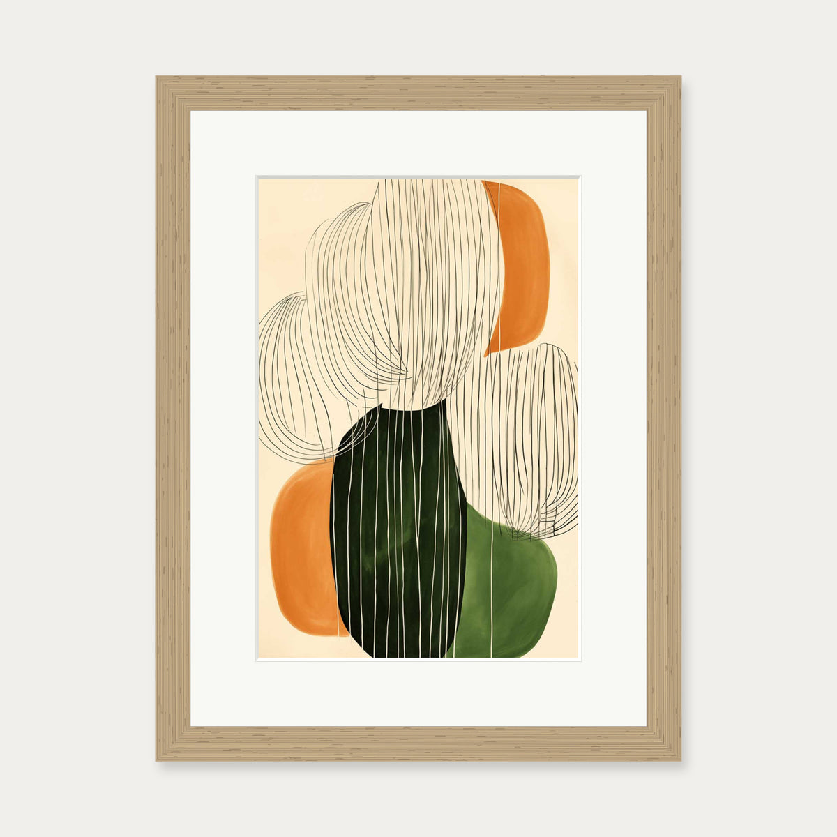 Je Ne Sais Quoi Art Print — 30 x 40 cm — Oak Frame