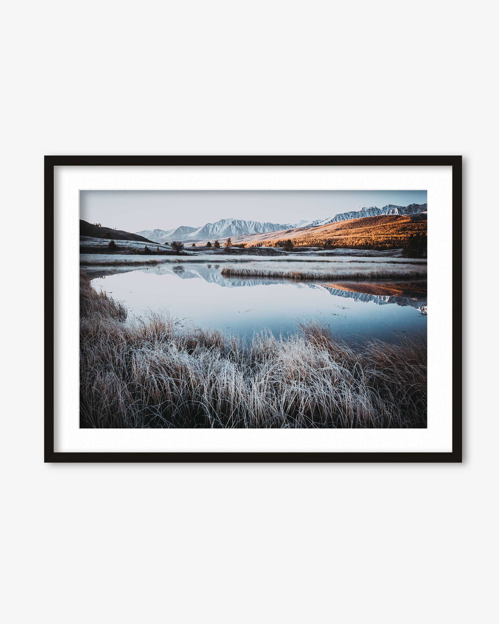Winter Lake Art Print