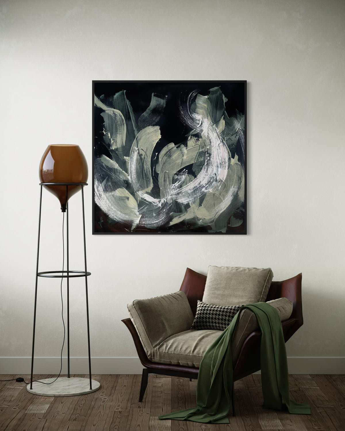 Waiting For A Sign | Original Painting | 100x100cm