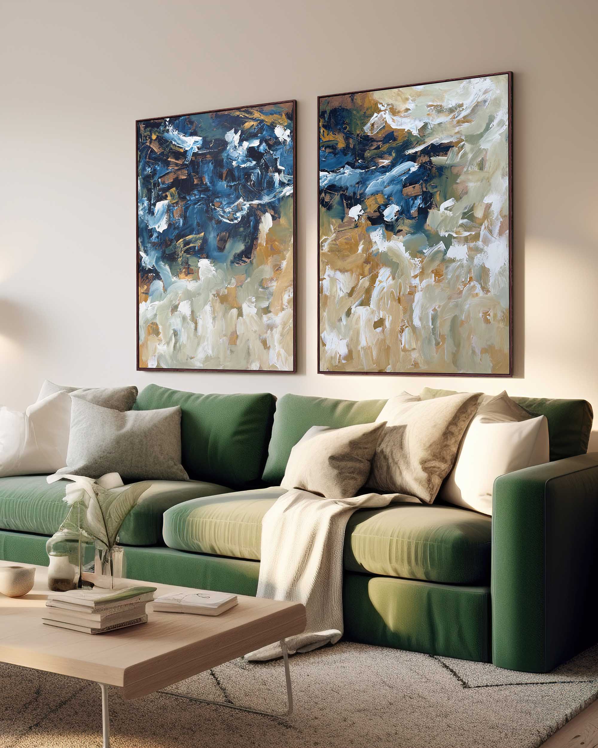 The Journey | DIptych Original Paintings | 200x150cm