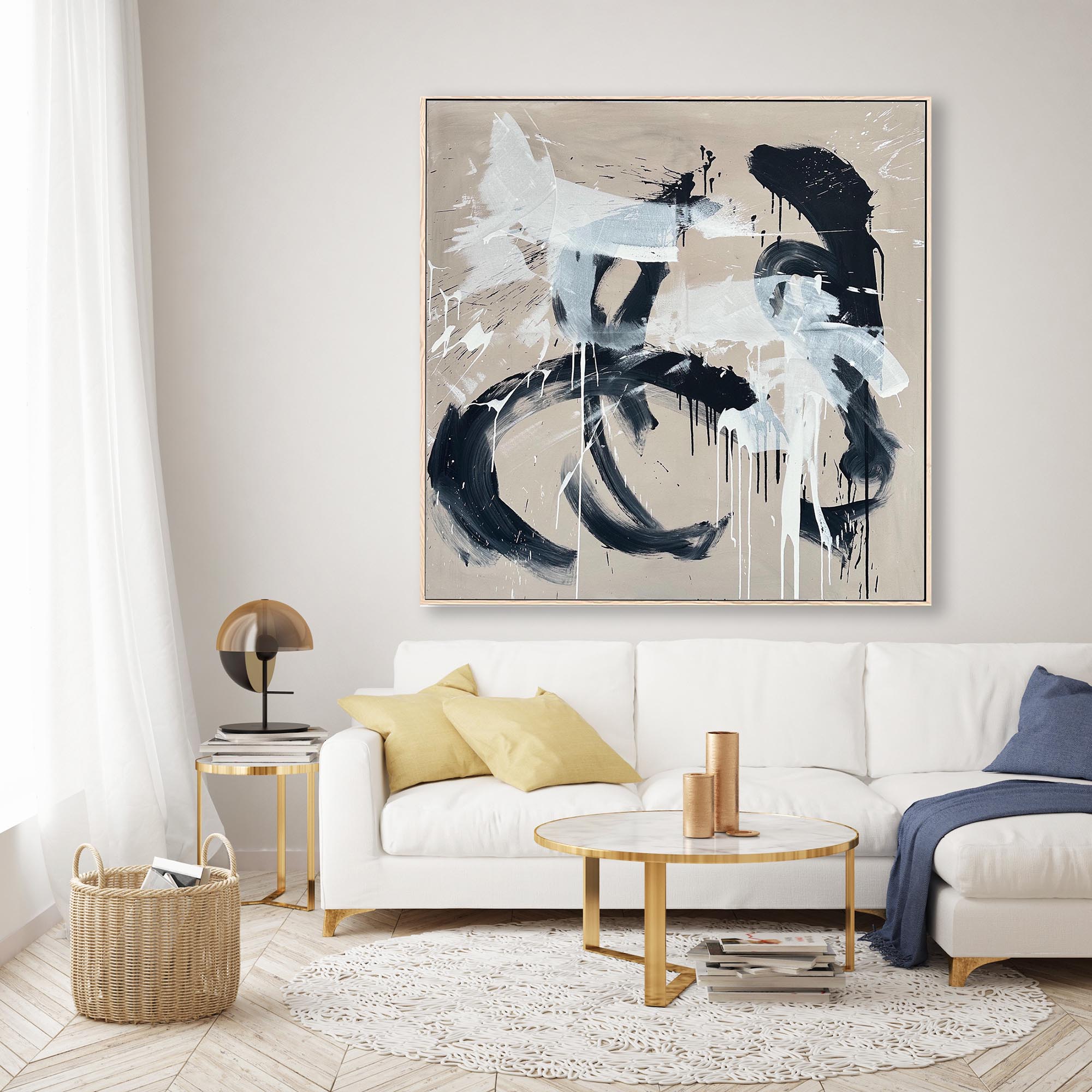 Dancing Shadows | Original Painting | 150x150cm