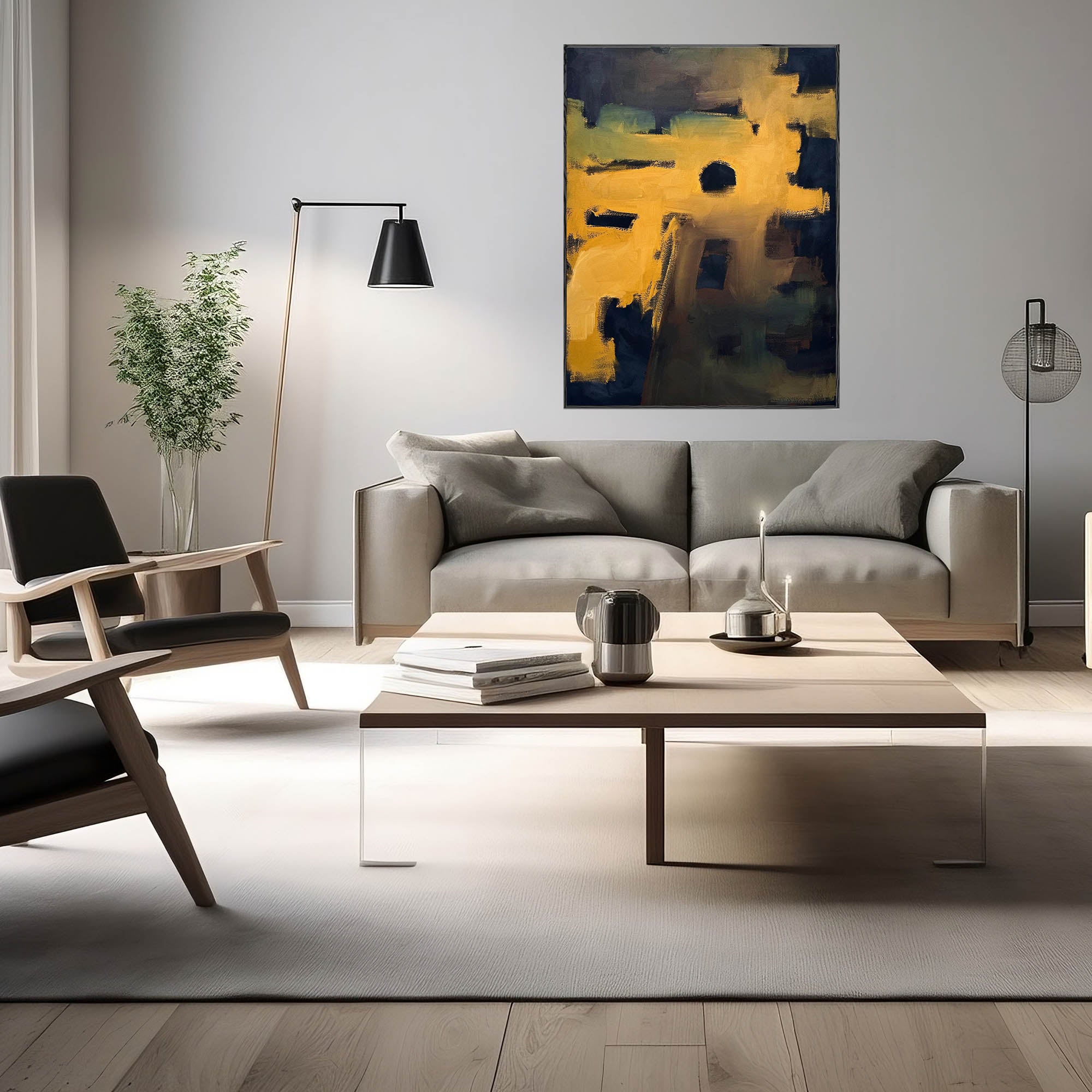 Beyond A Dream - Original Painting-Abstract House