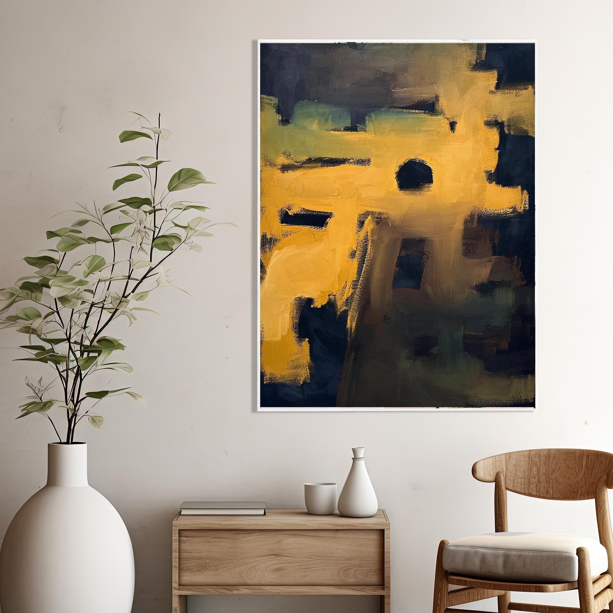 Beyond A Dream - Original Painting-Abstract House