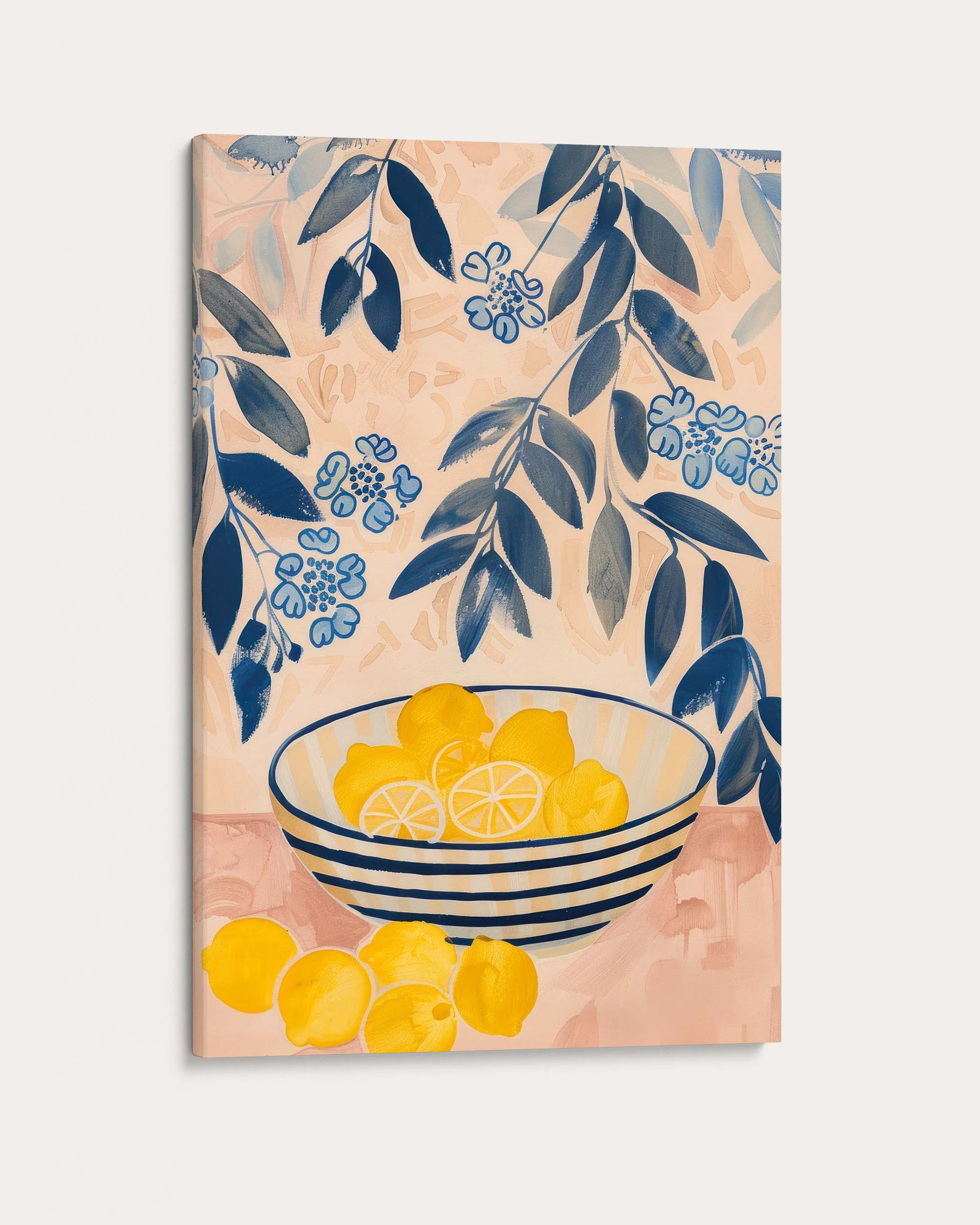 Lemons In A Bowl Art Print