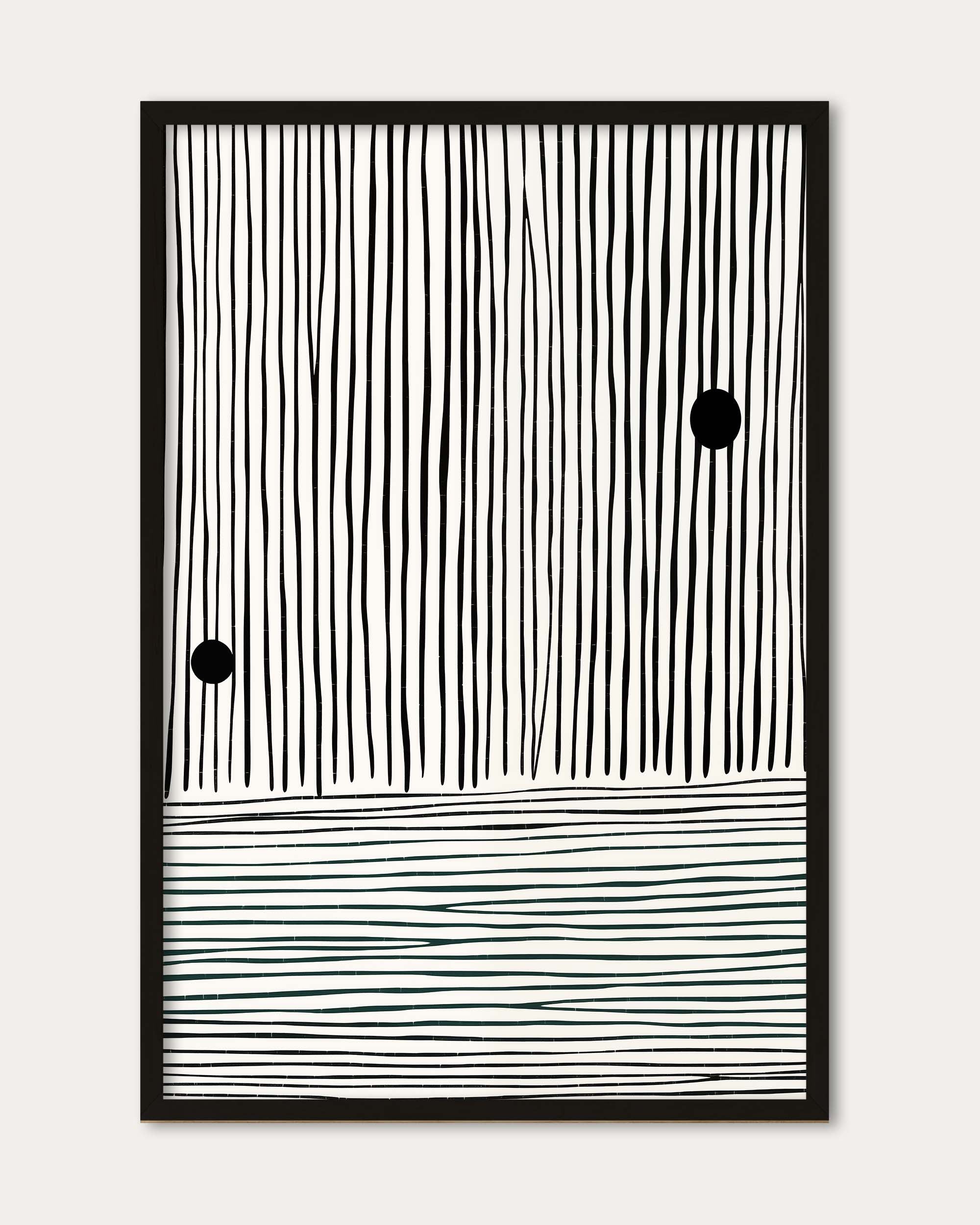 Two Moons Art Print