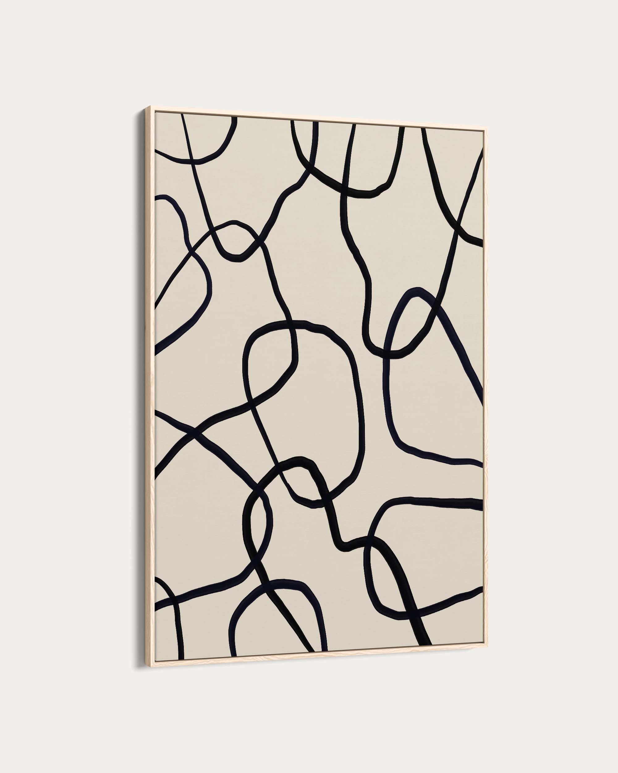 Monochrome Mesh Wall Art