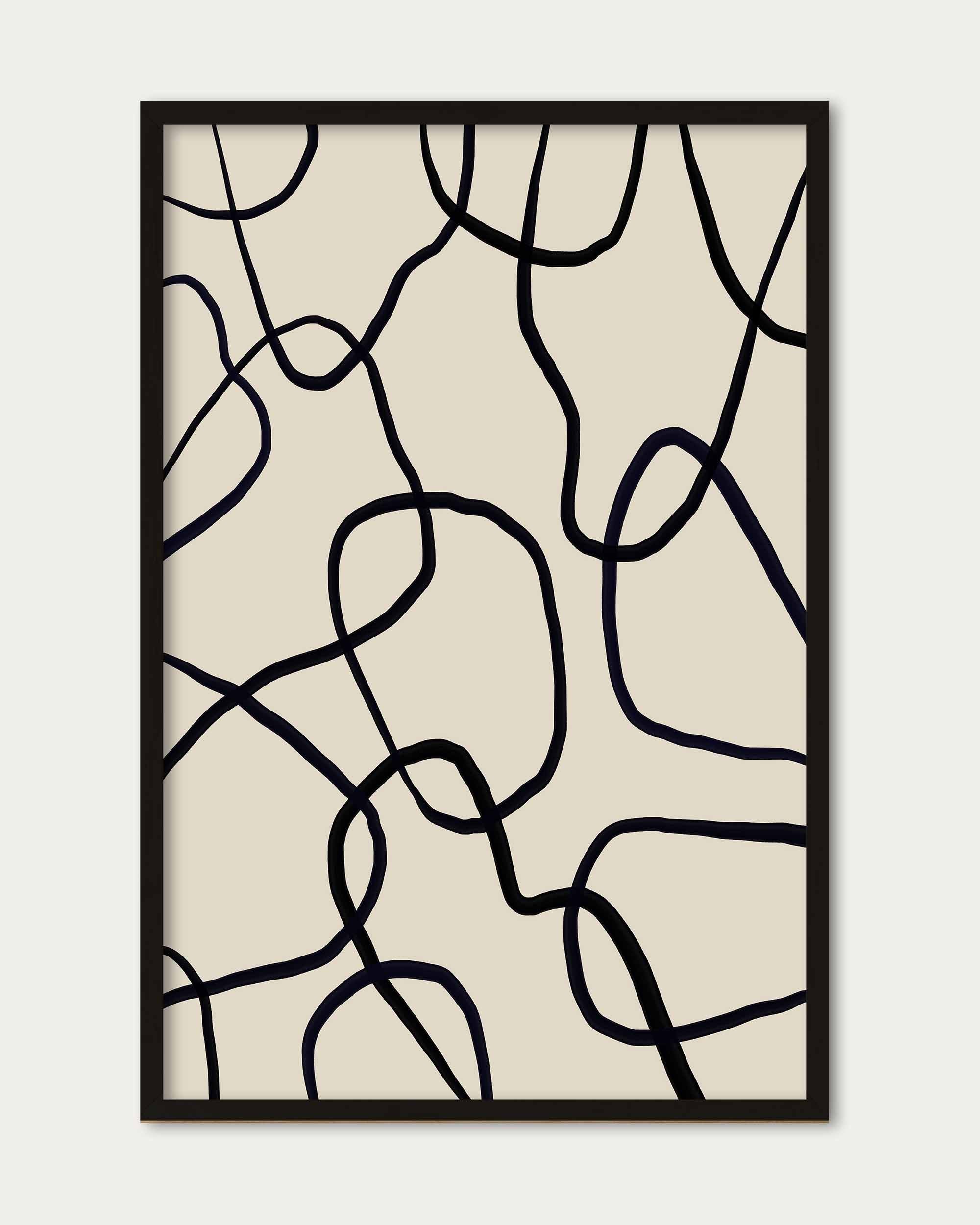 Monochrome Mesh Wall Art