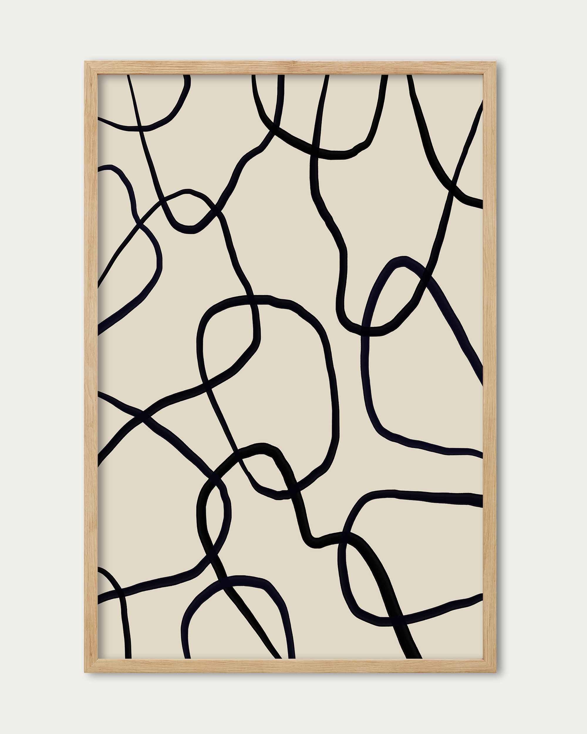 Monochrome Mesh Wall Art