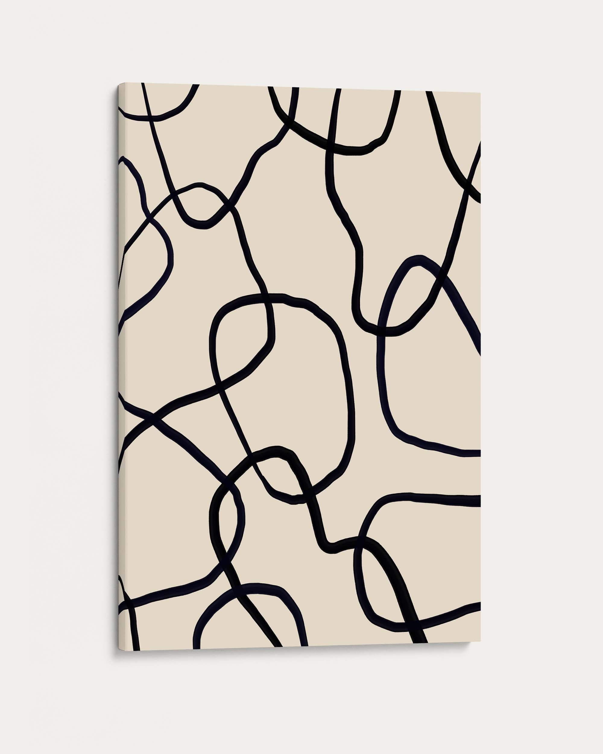 Monochrome Mesh Wall Art