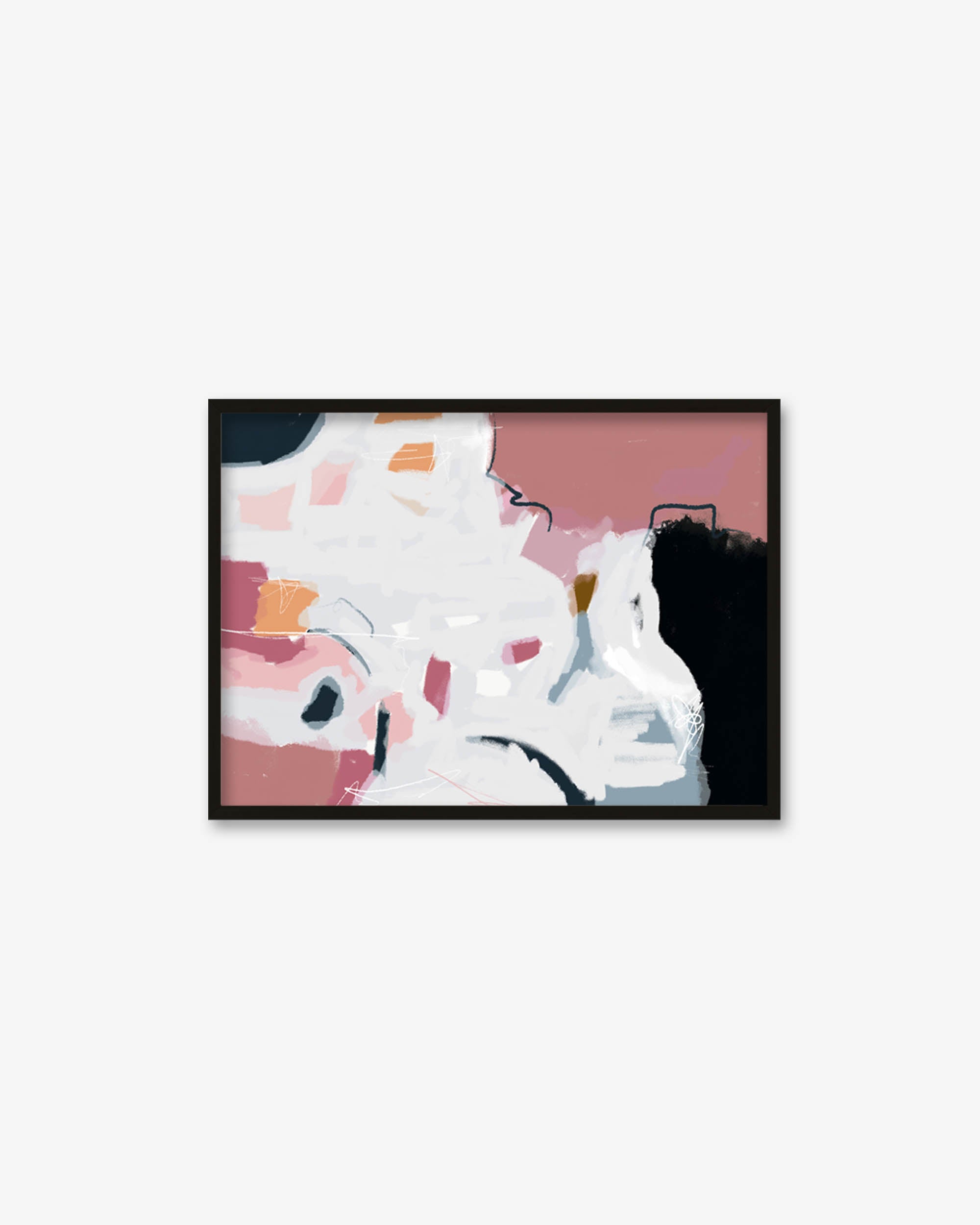 Abstract Pastel Hues Art Print
