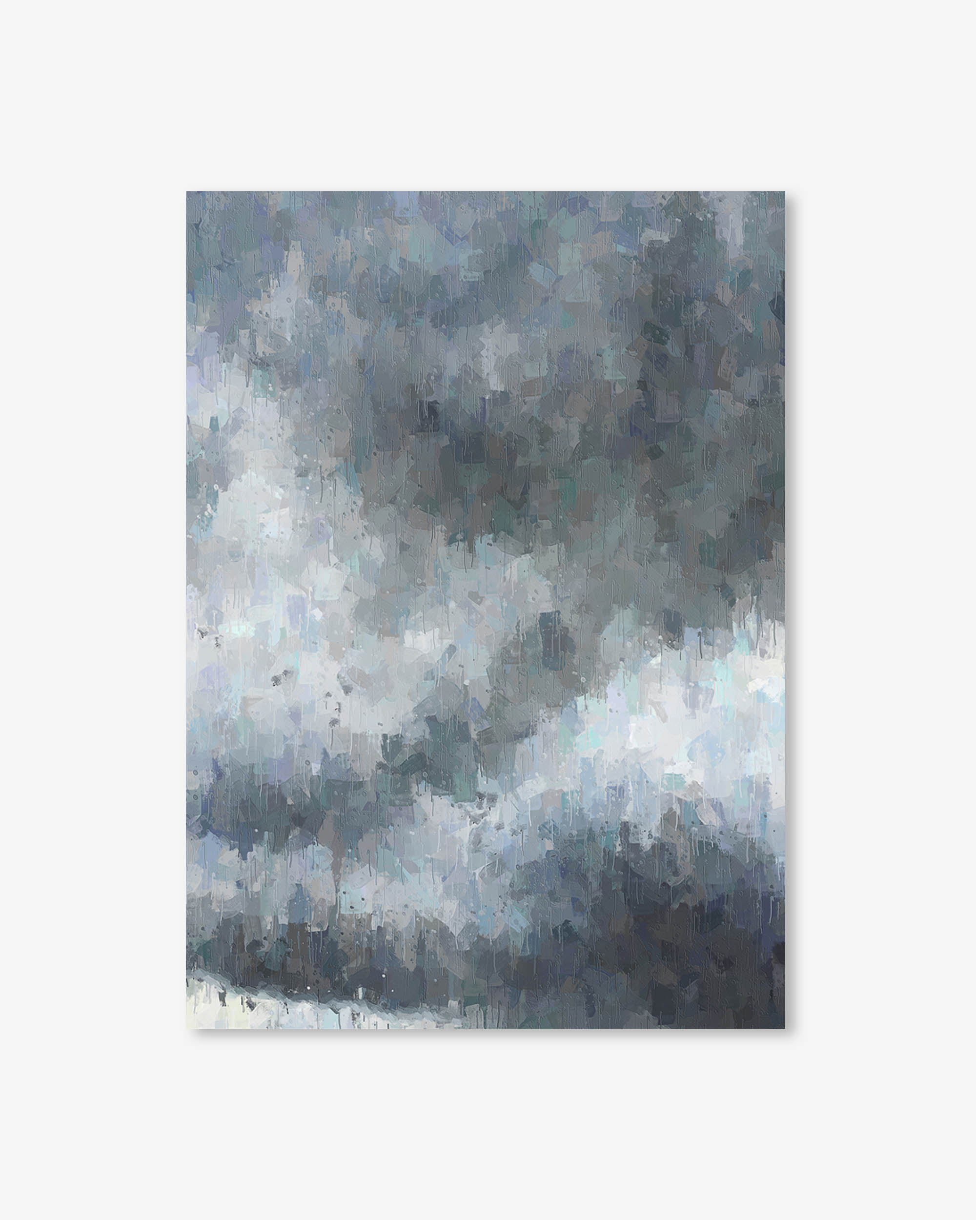 Birds On Grey Skies Art Print