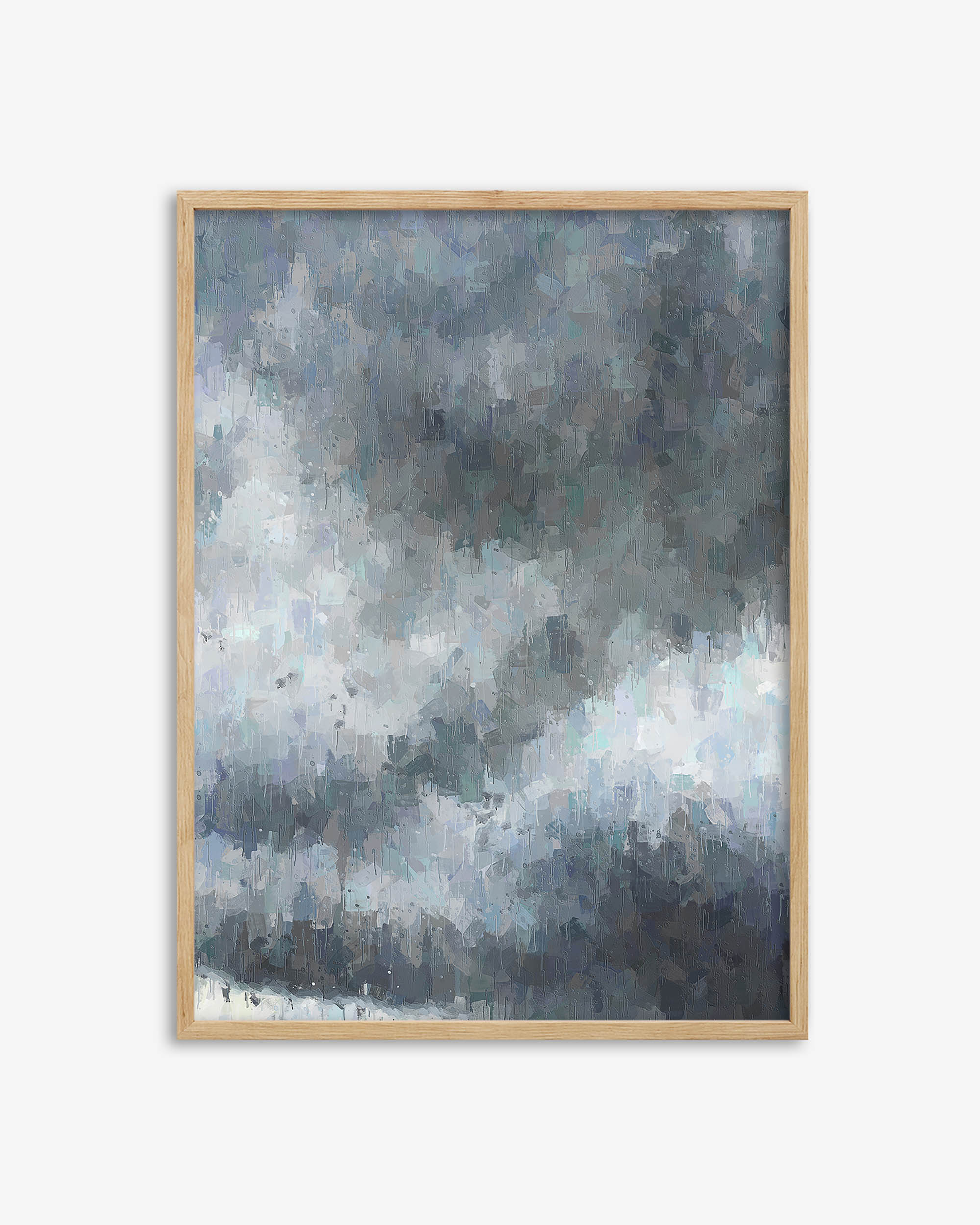 Birds On Grey Skies Art Print