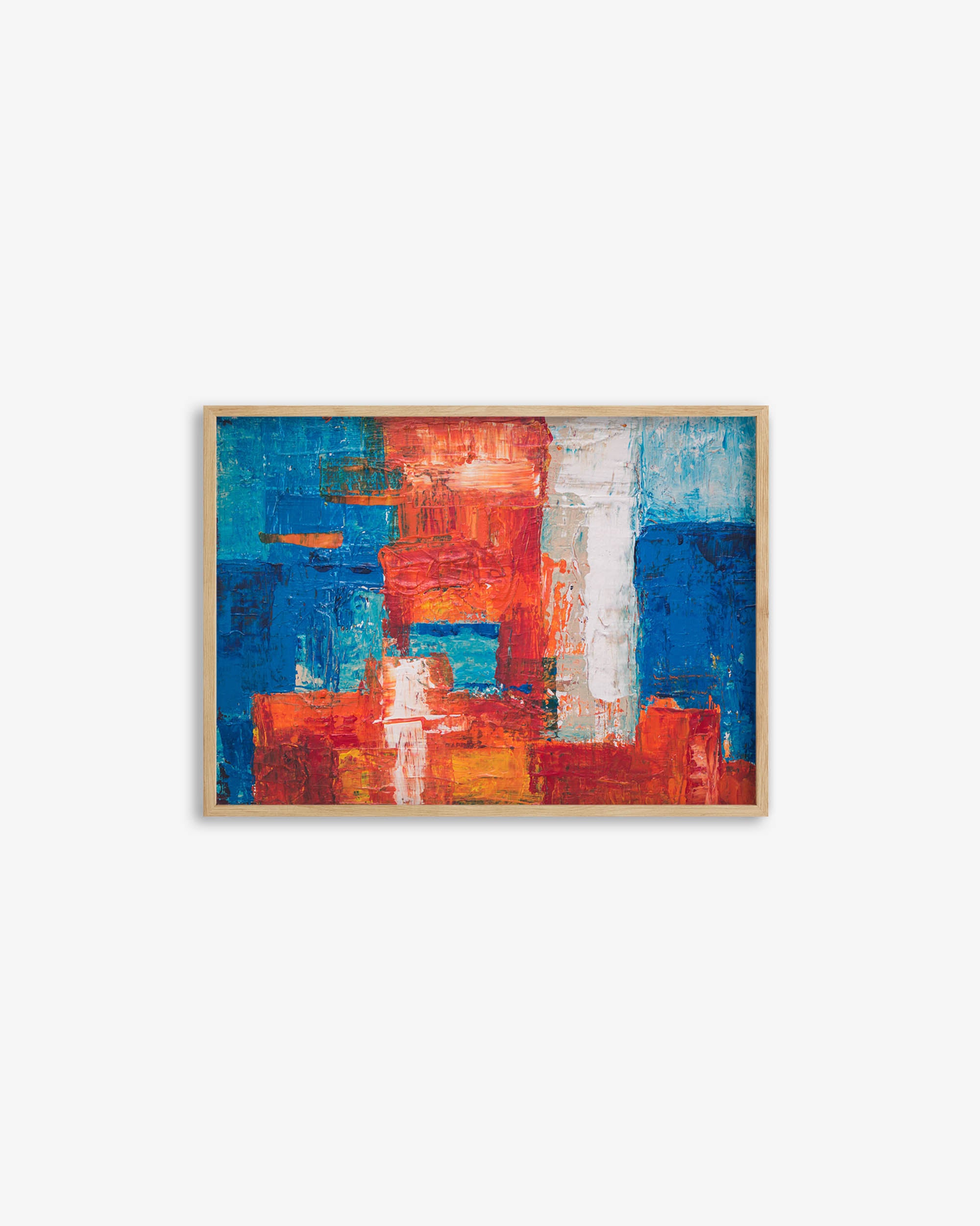 Geometric Abstract Colours III Art Print