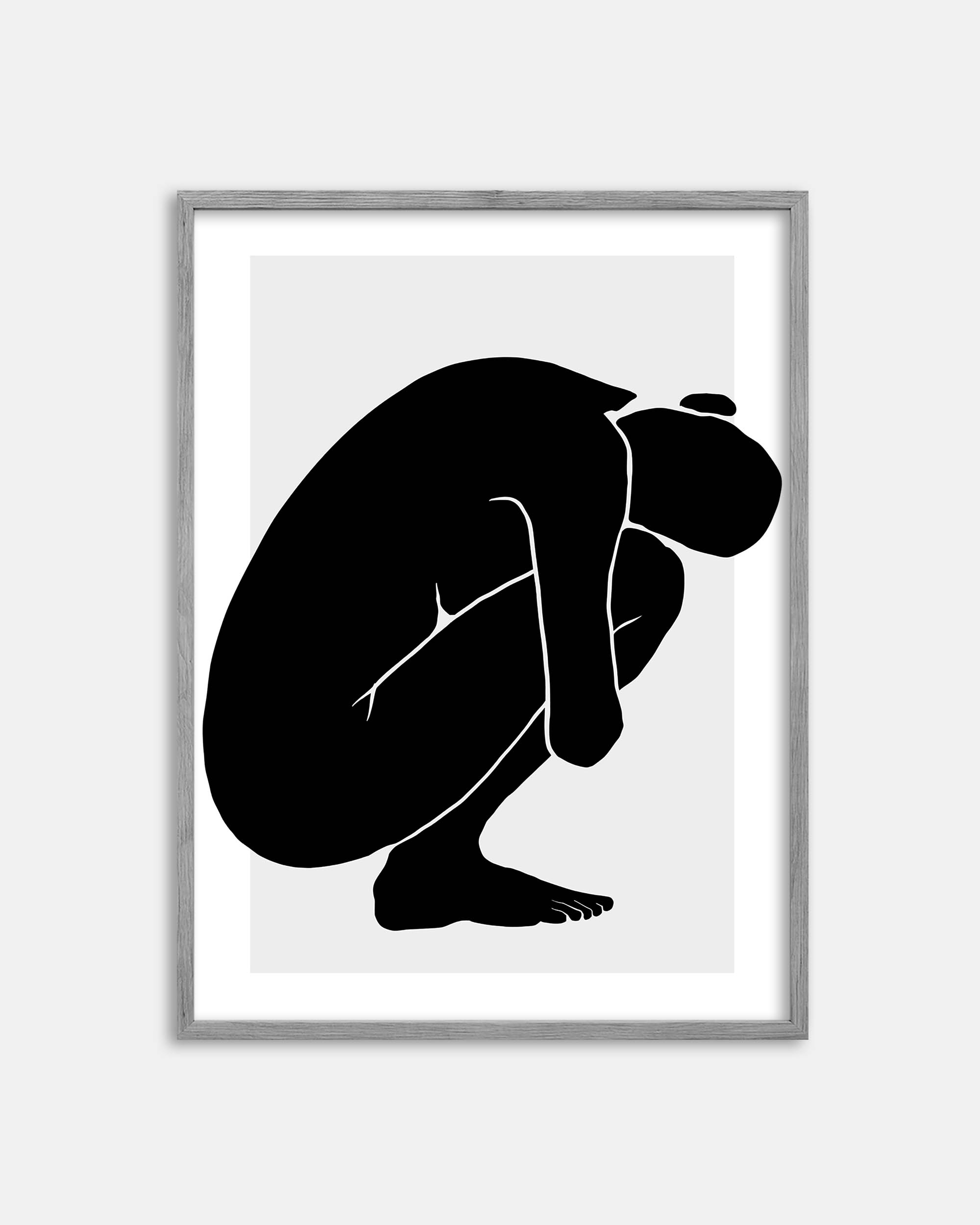 Silhouette Figure Art Print