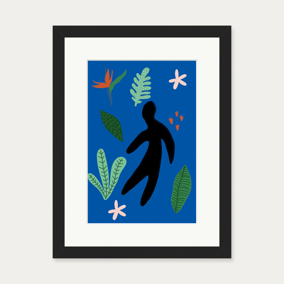 Matisse Nude Art Print — 30 x 40 cm — Black Frame