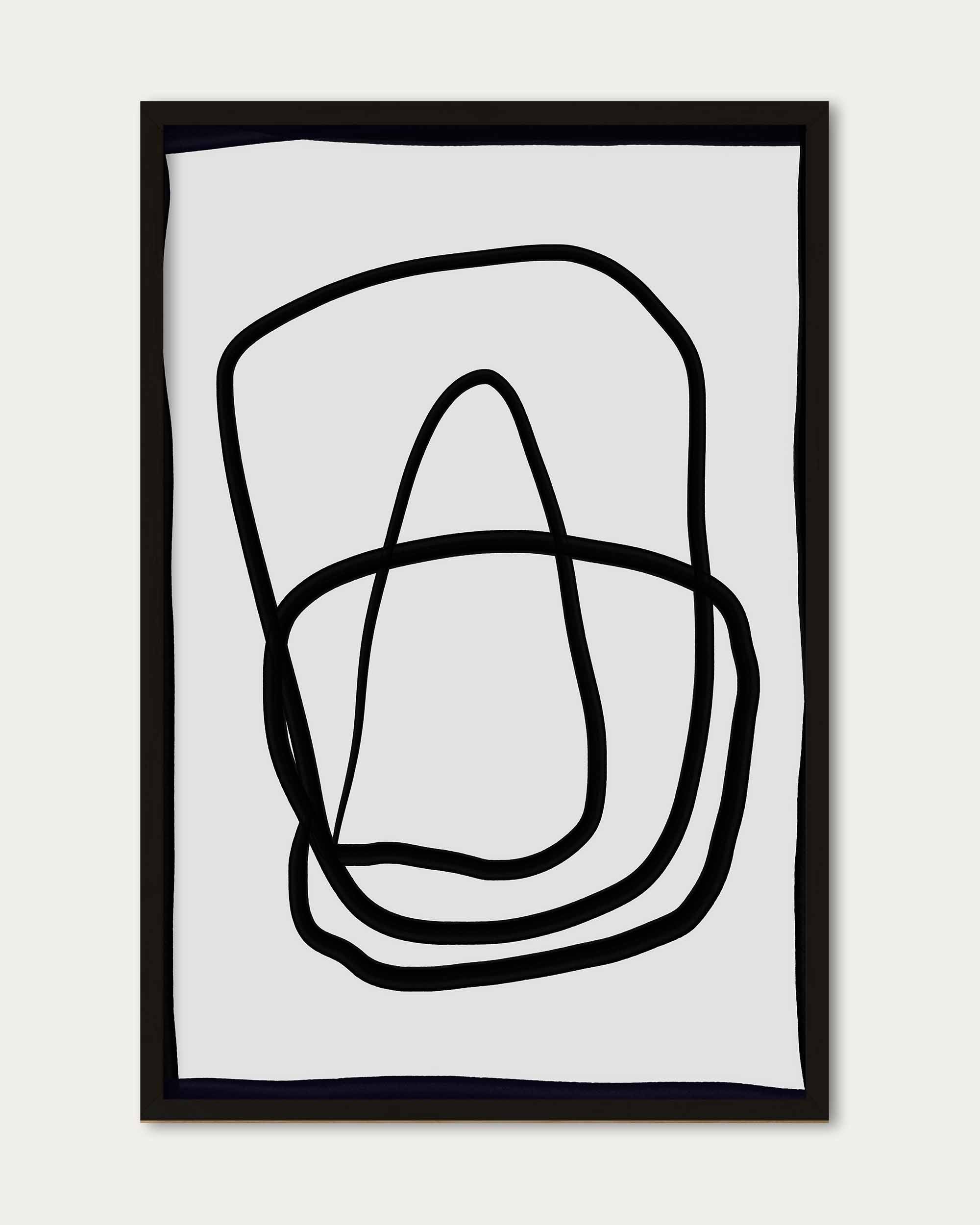 Mono Line Art Print