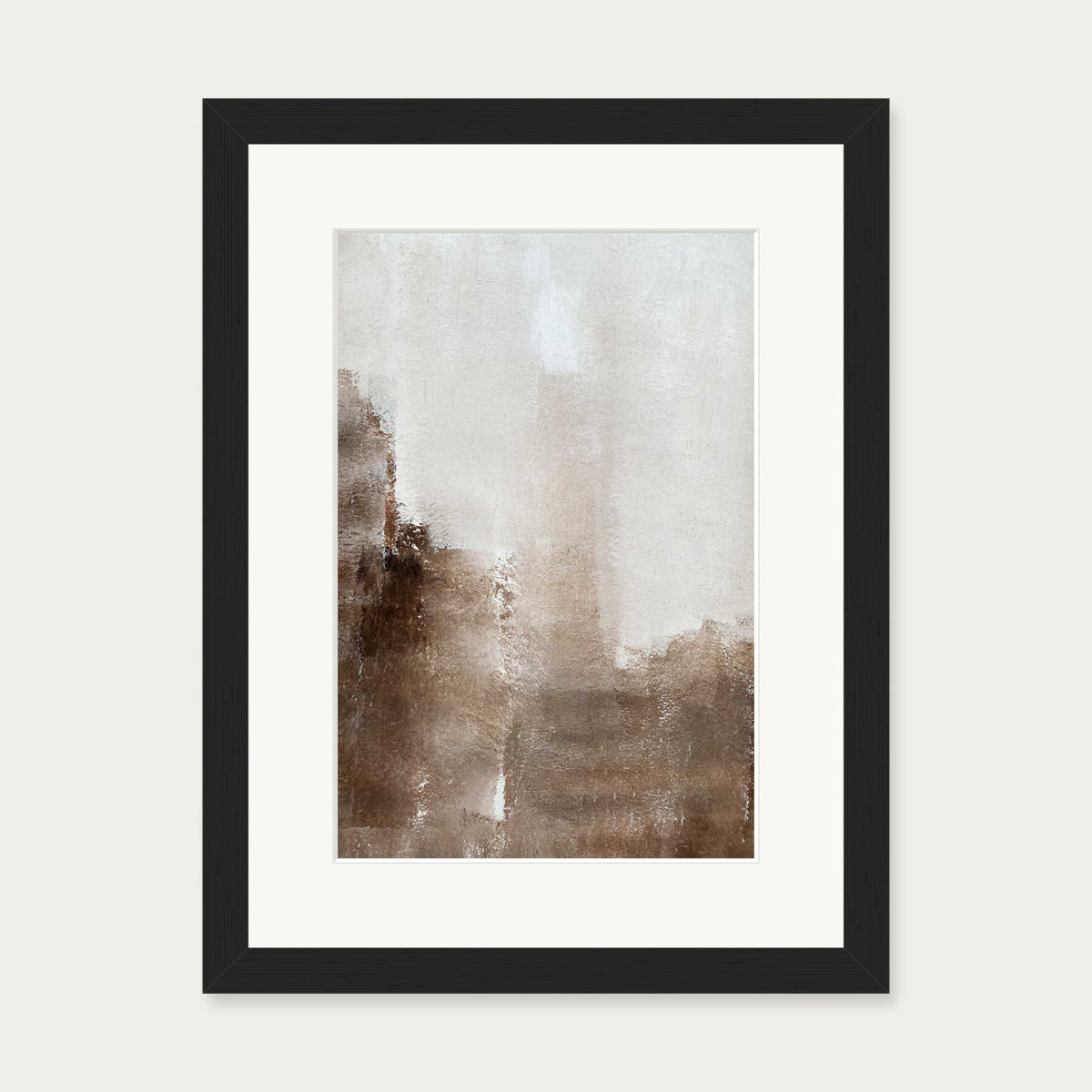 Mocha Dreams Art Print — 30 x 40 cm — Black Frame