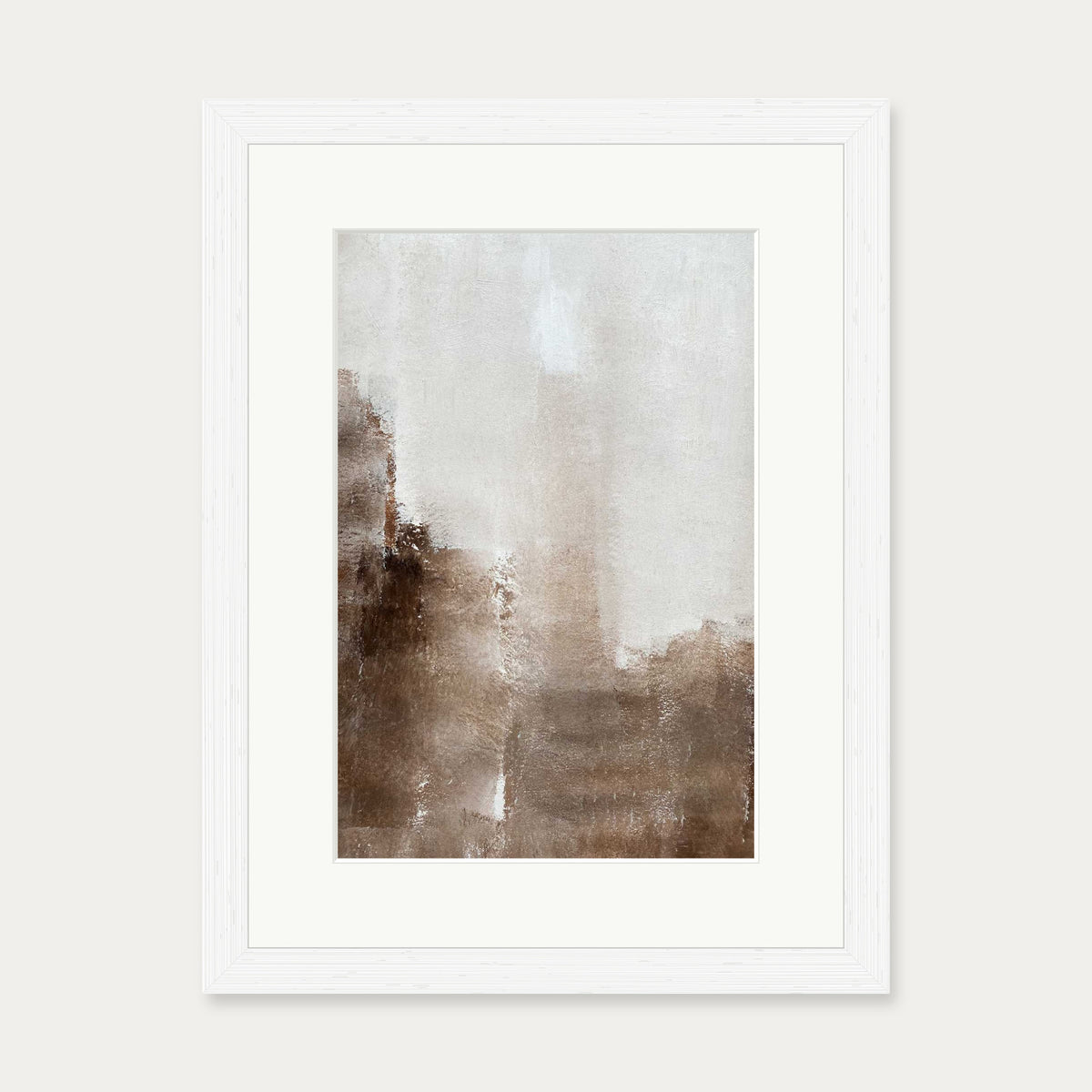 Mocha Dreams Art Print — 30 x 40 cm — White Frame