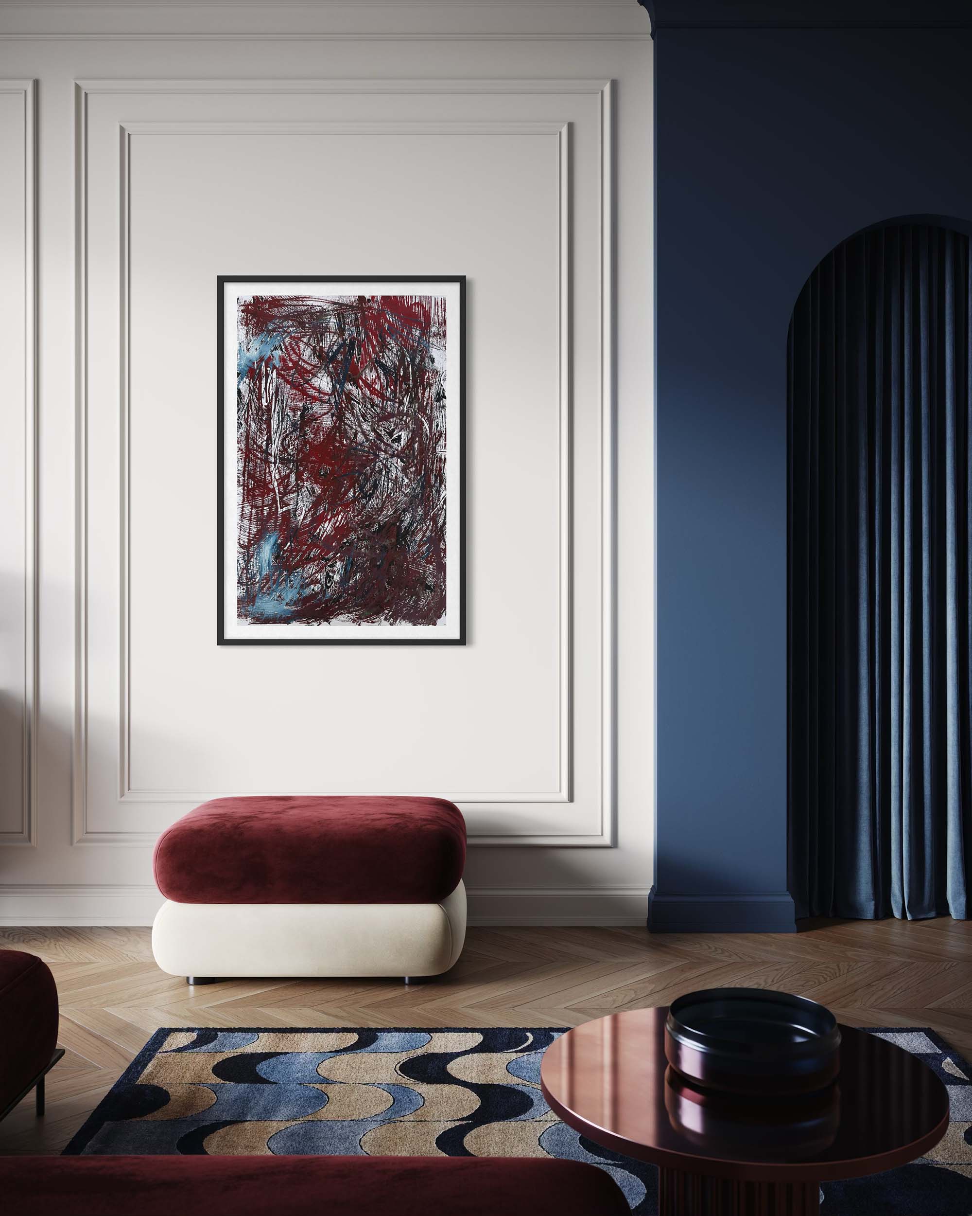 Paper Planes V | Framed Original Painting