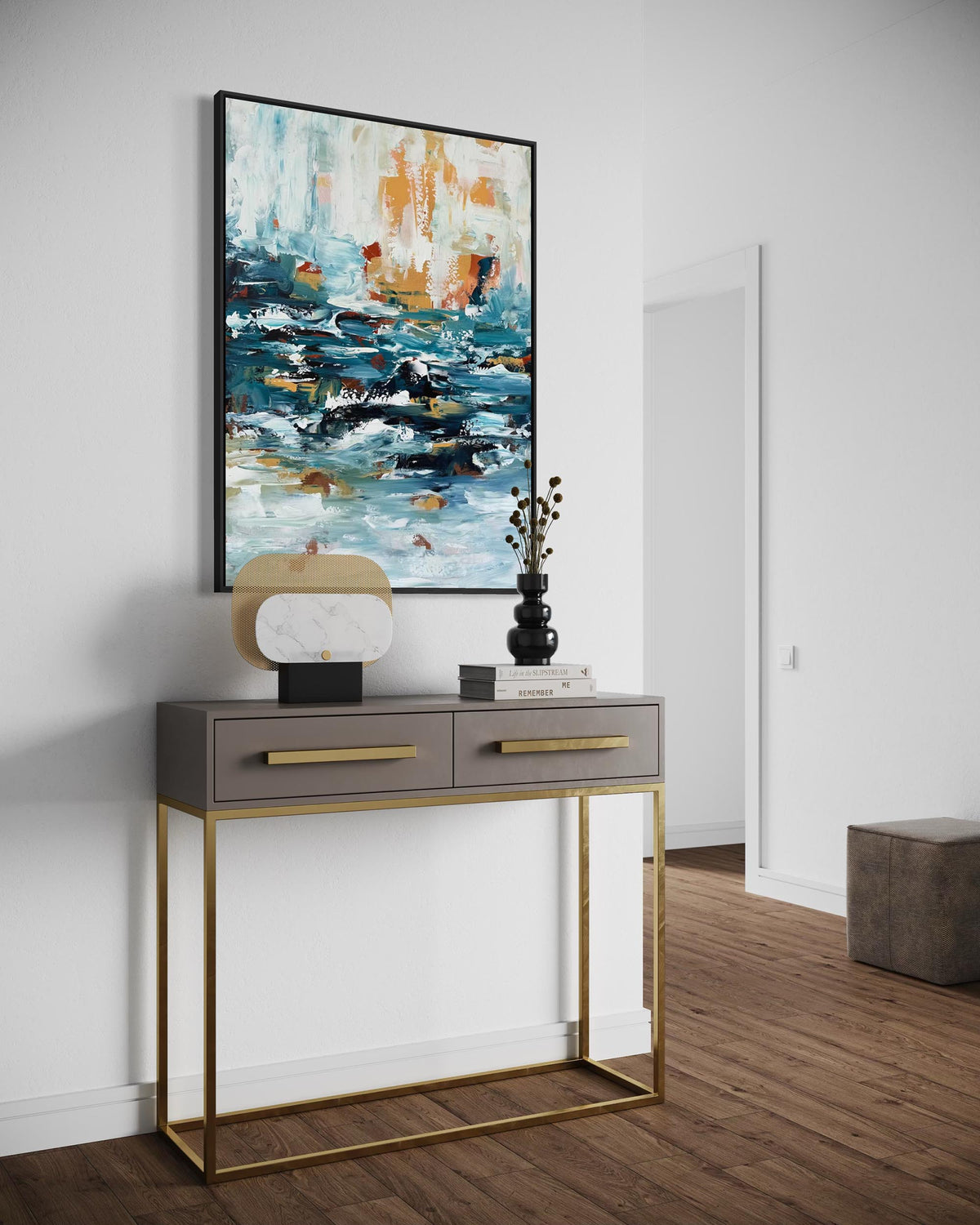 A Stroll Down By The Lake | Original Painting | 100x70cm