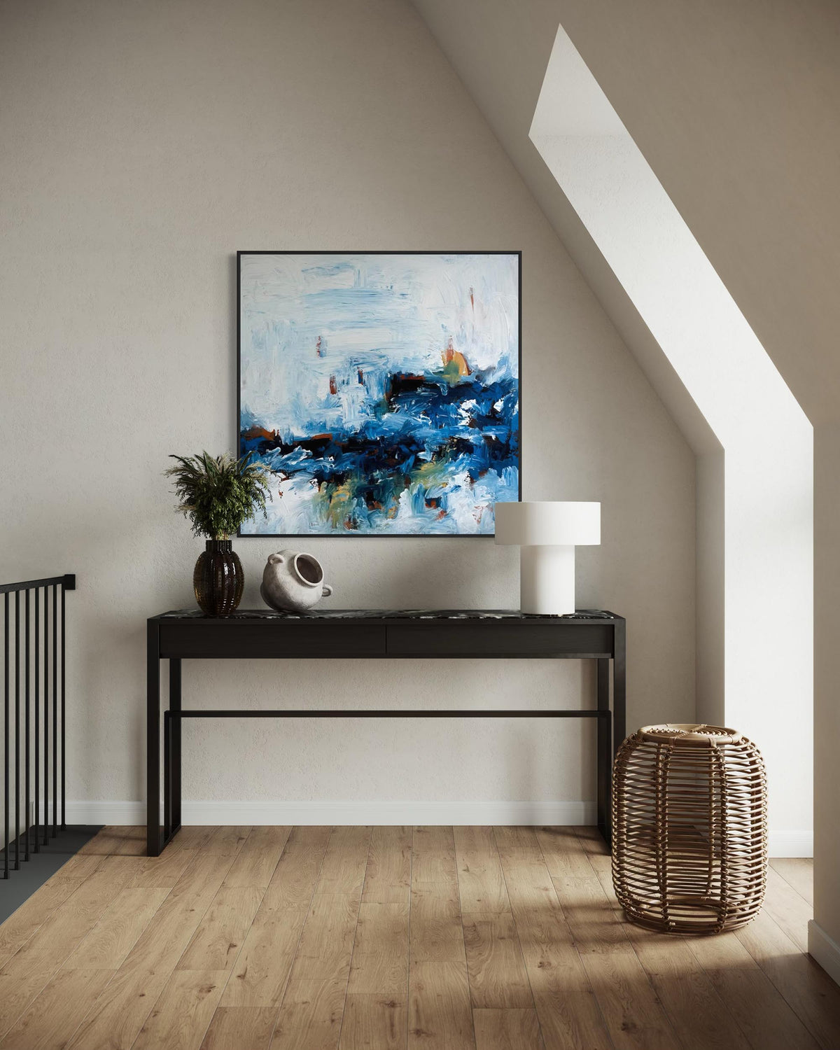 Whispering Waters II | Original Painting | 100x100cm