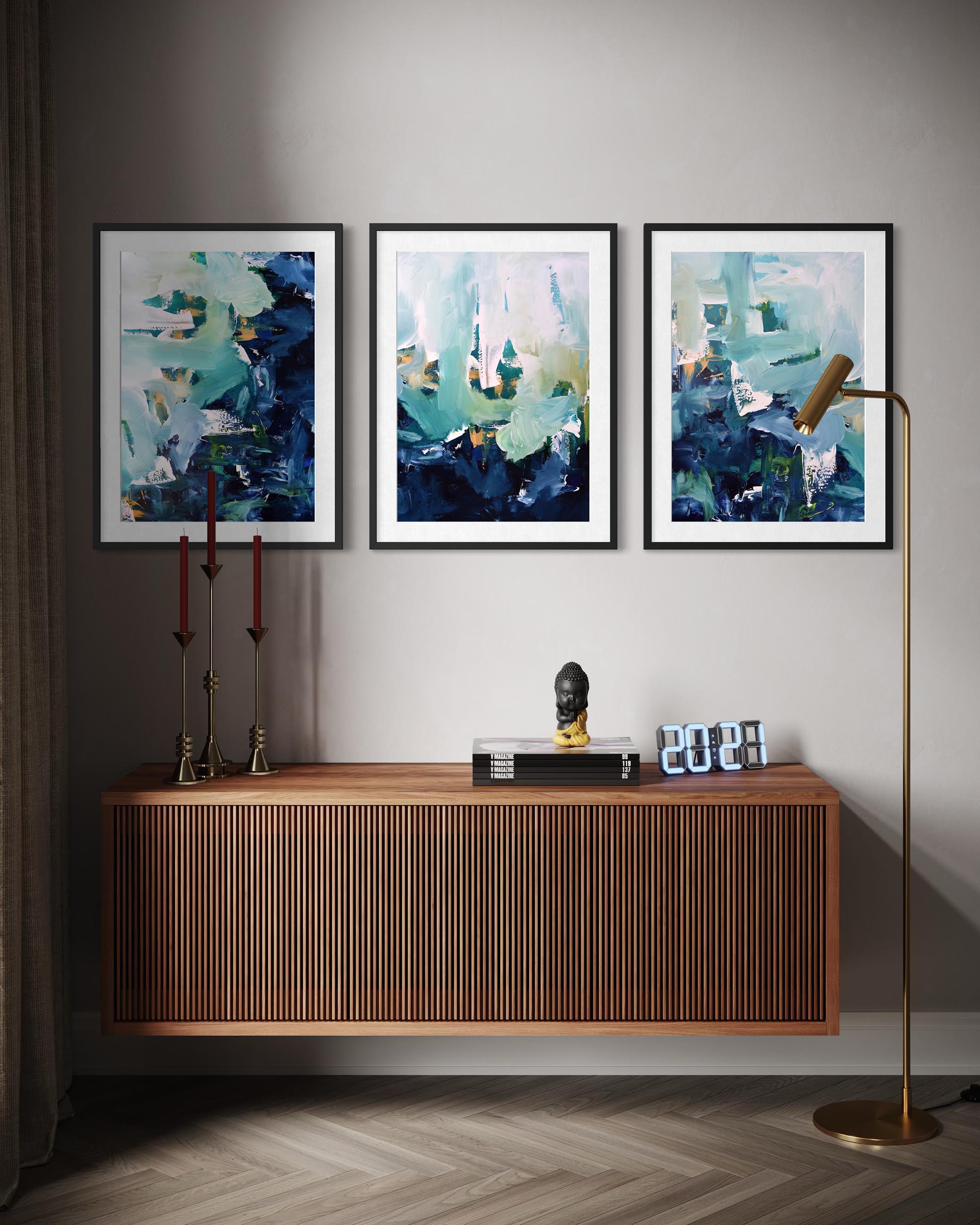 Abstract Landscape - Print Set Of 3