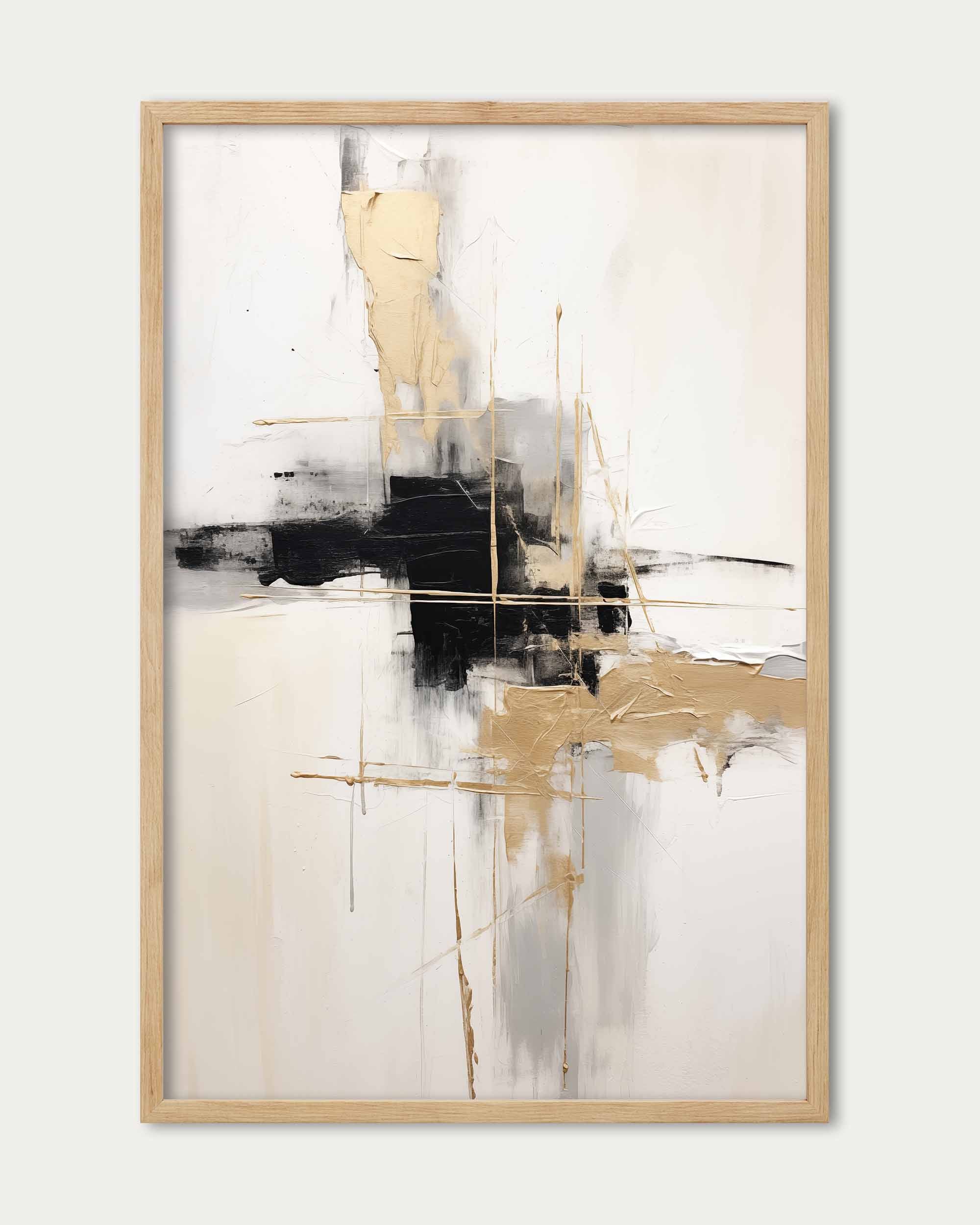 Gold And Black II Wall Art