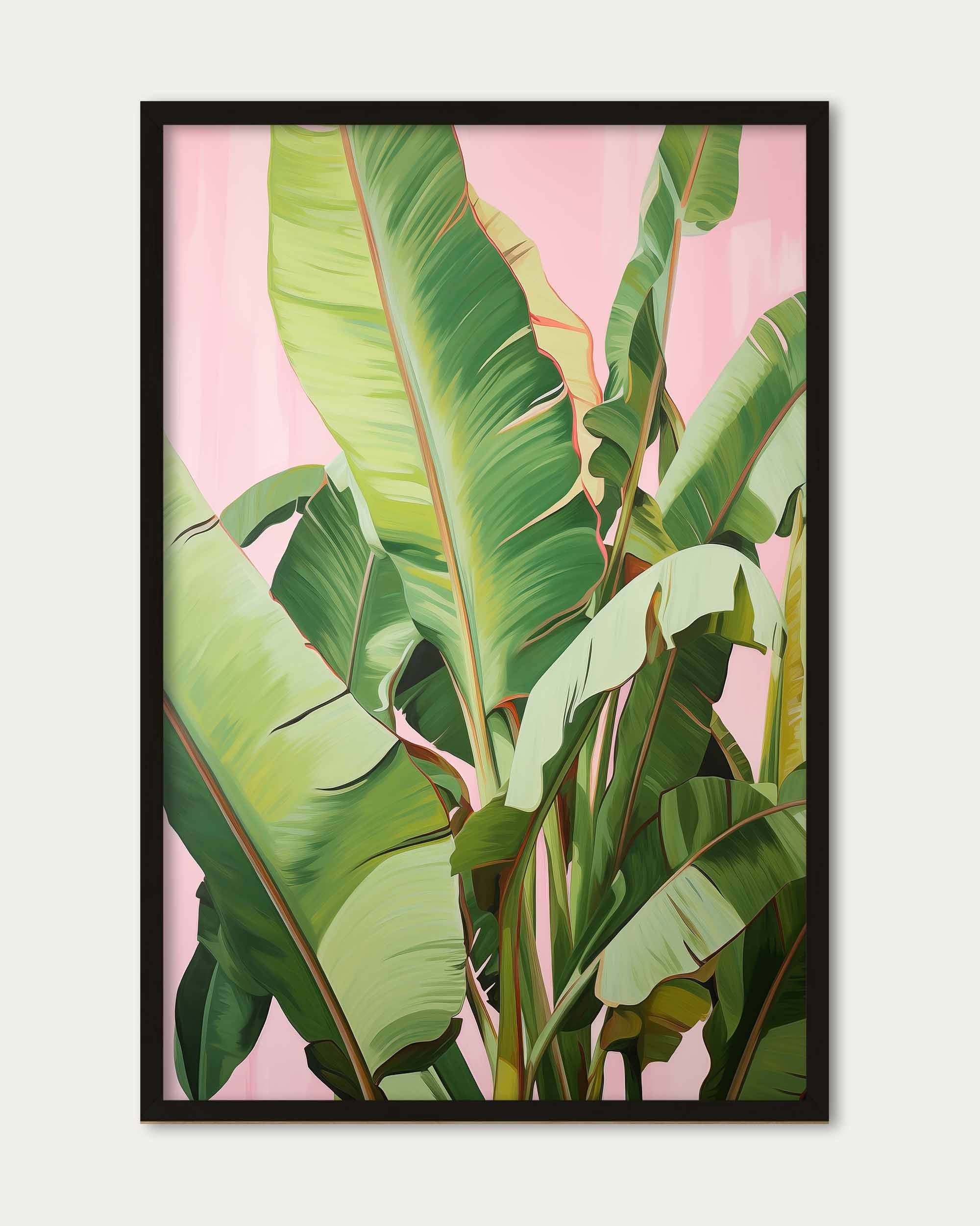 Banana Tree Illustration Wall Art