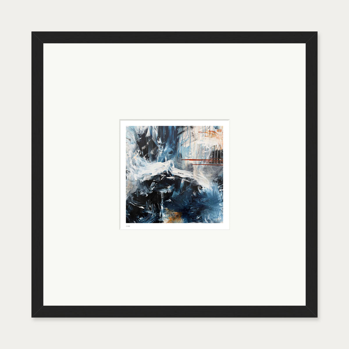 Momentum II Limited Edition Print — 50 x 50 cm — Black Frame