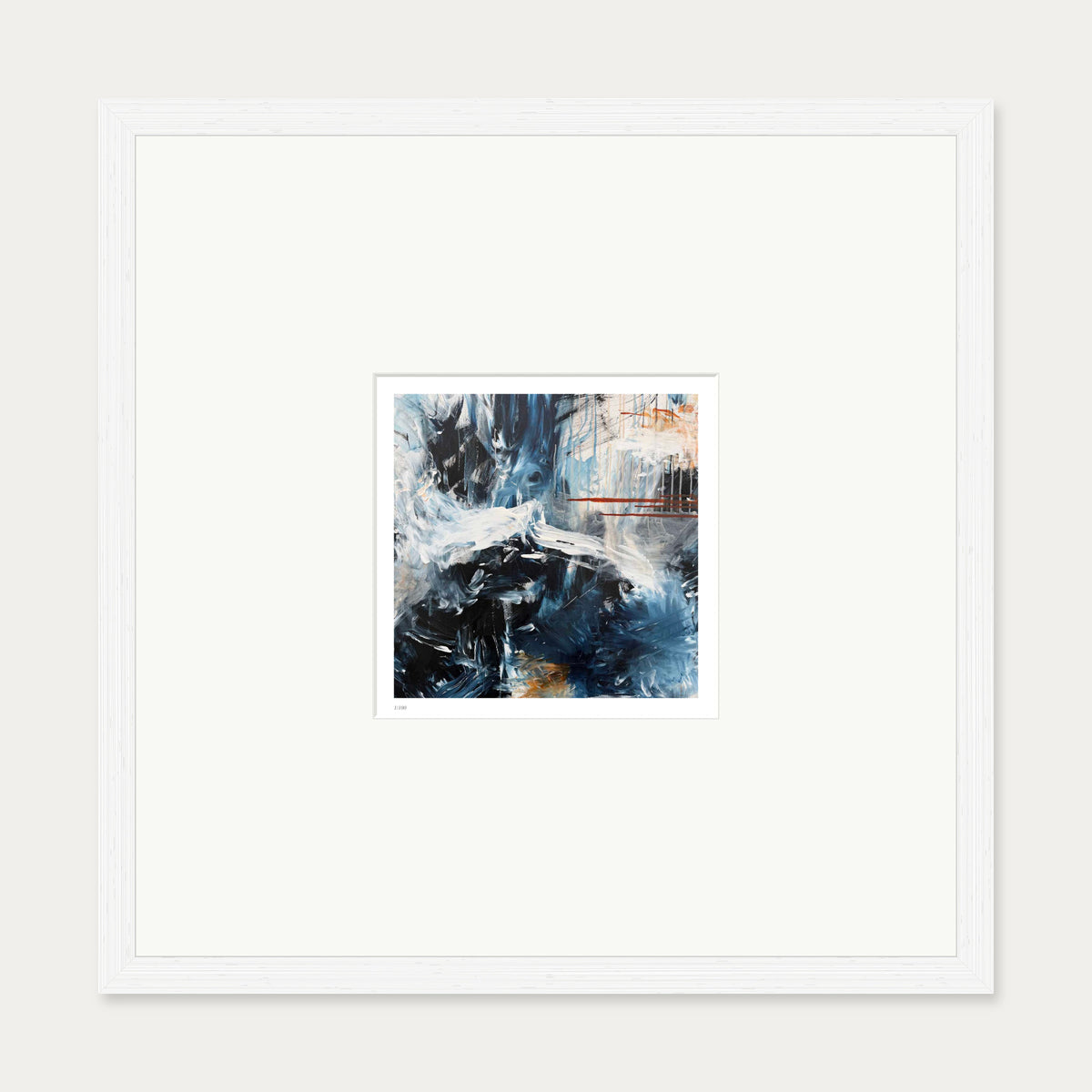 Momentum II Limited Edition Print — 50 x 50 cm — White Frame