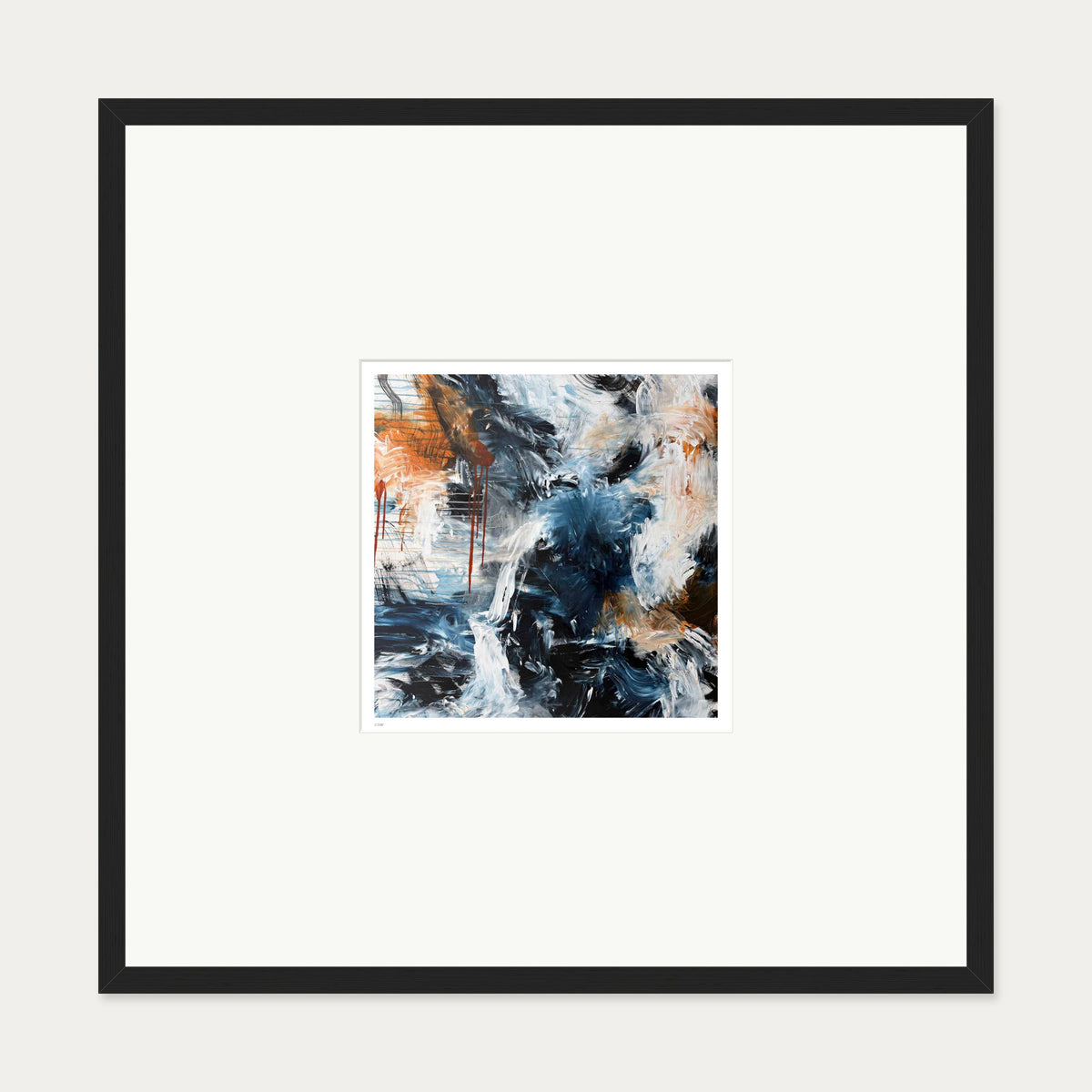 Momentum Limited Edition Print — 70 x 70 cm — Black Frame