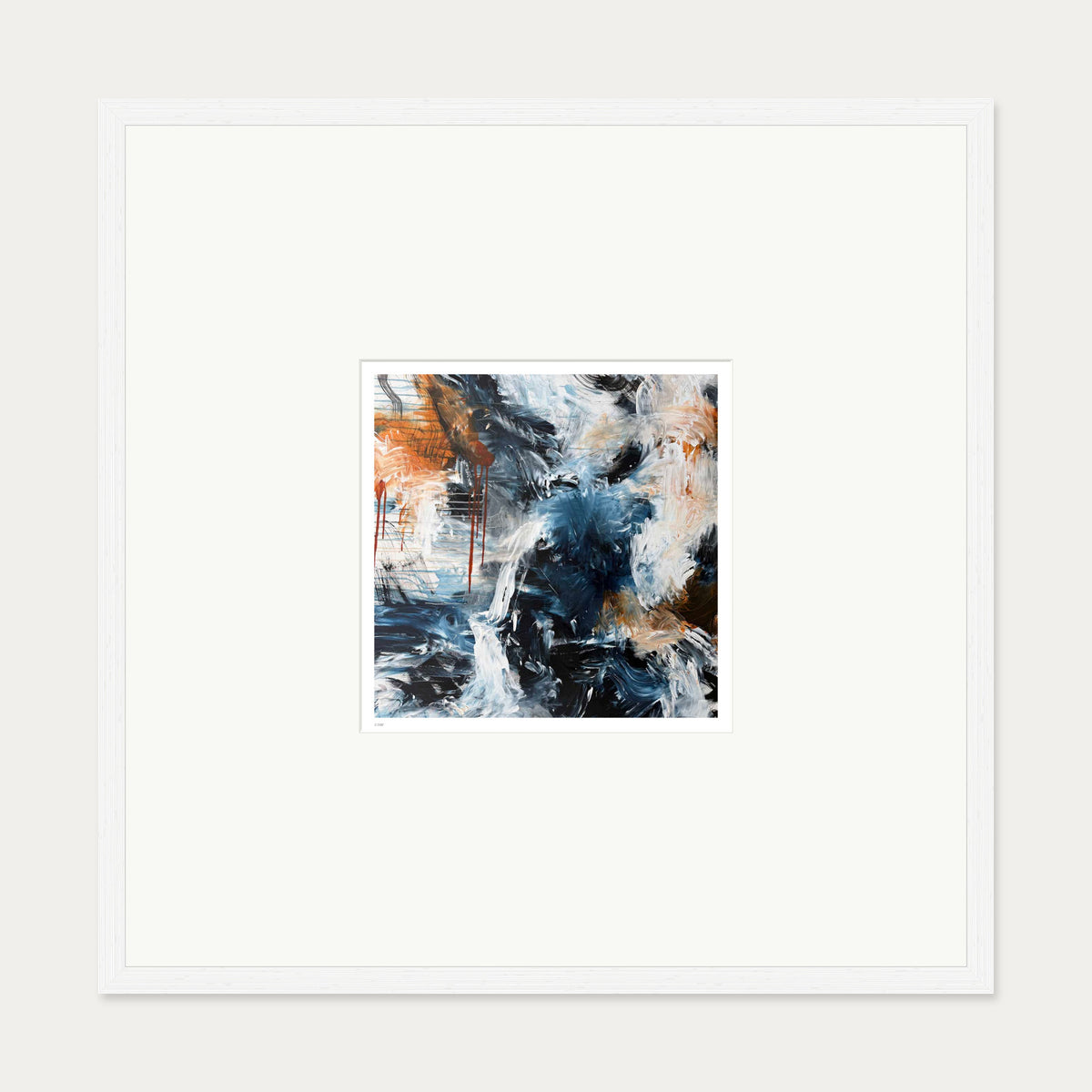 Momentum Limited Edition Print — 70 x 70 cm — White Frame