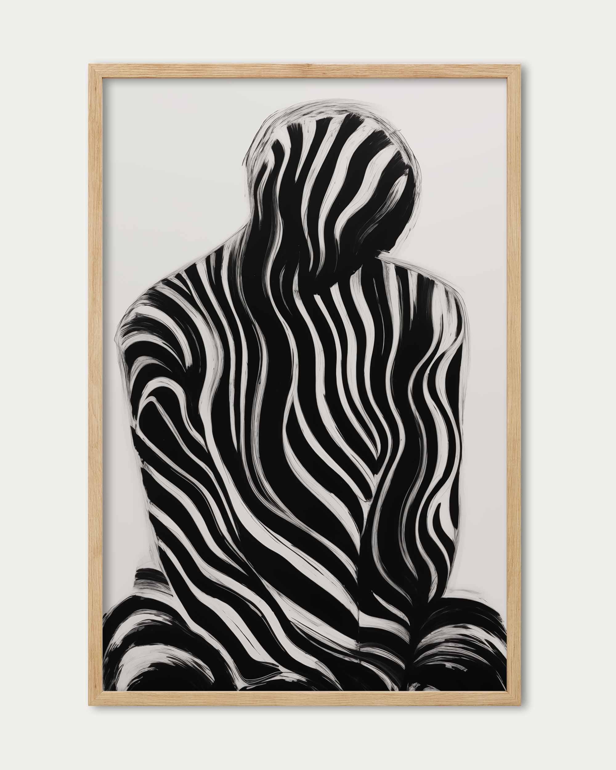 Monochrome Shadows III Art Print