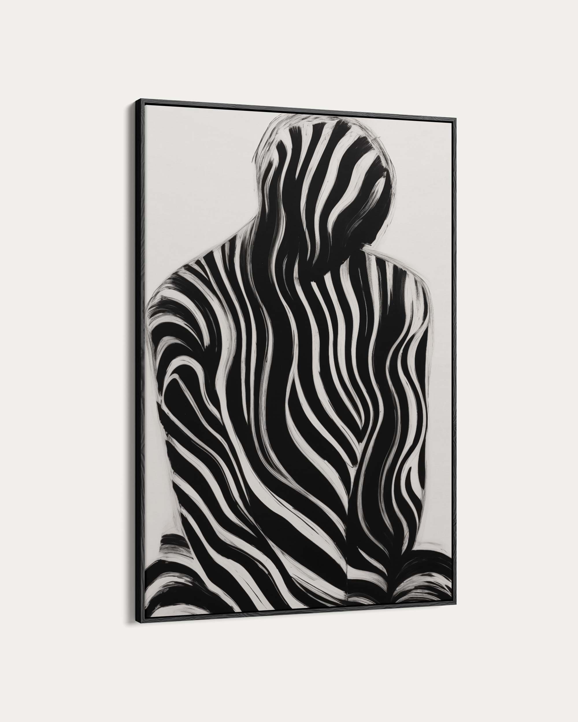 Monochrome Shadows III Art Print