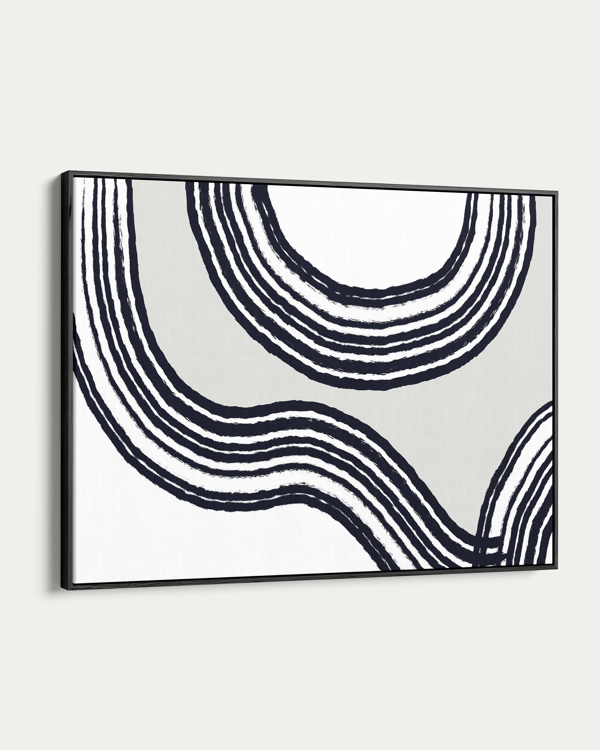 Retro Curve Canvas Art Art