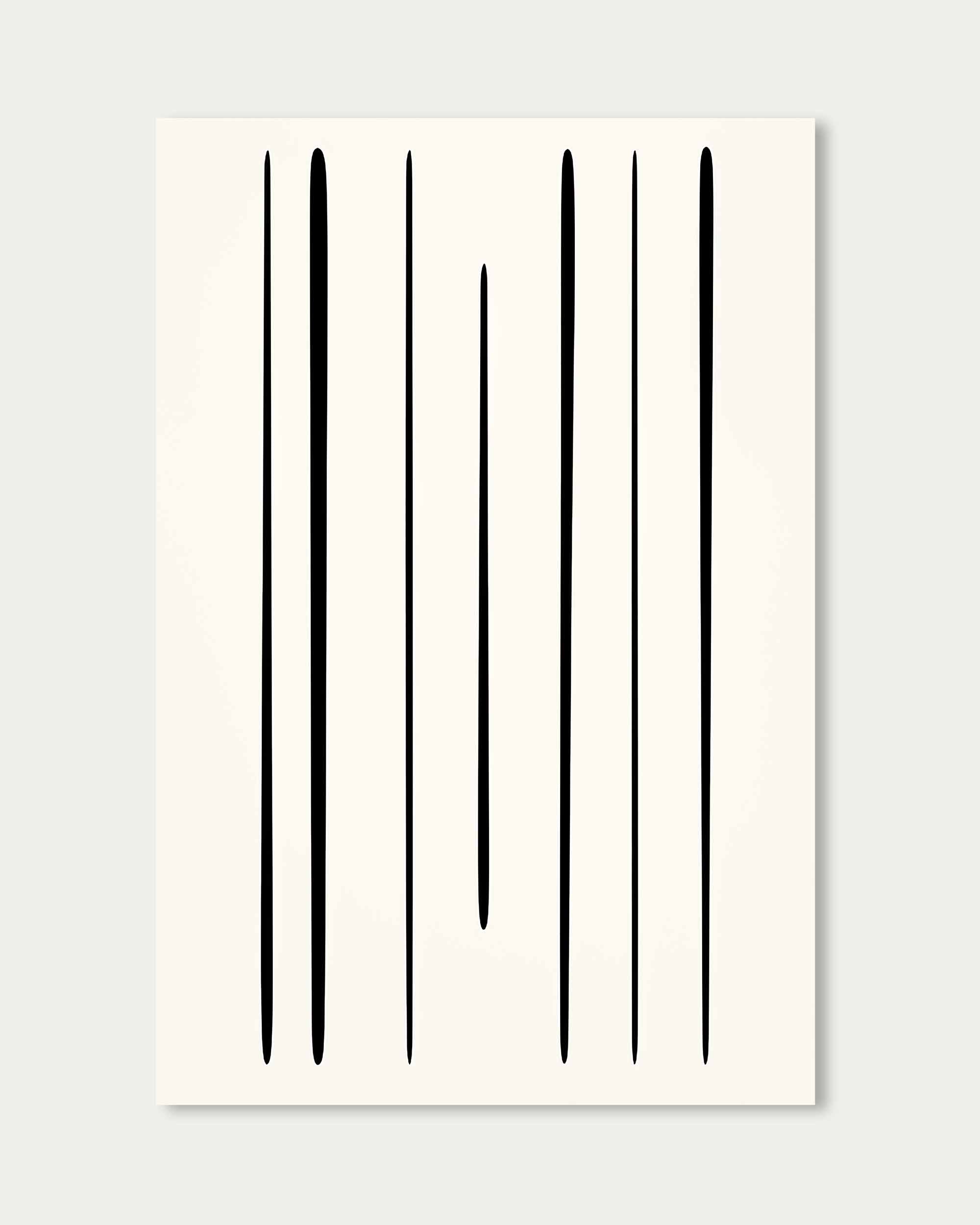 Vertical Line Art Print