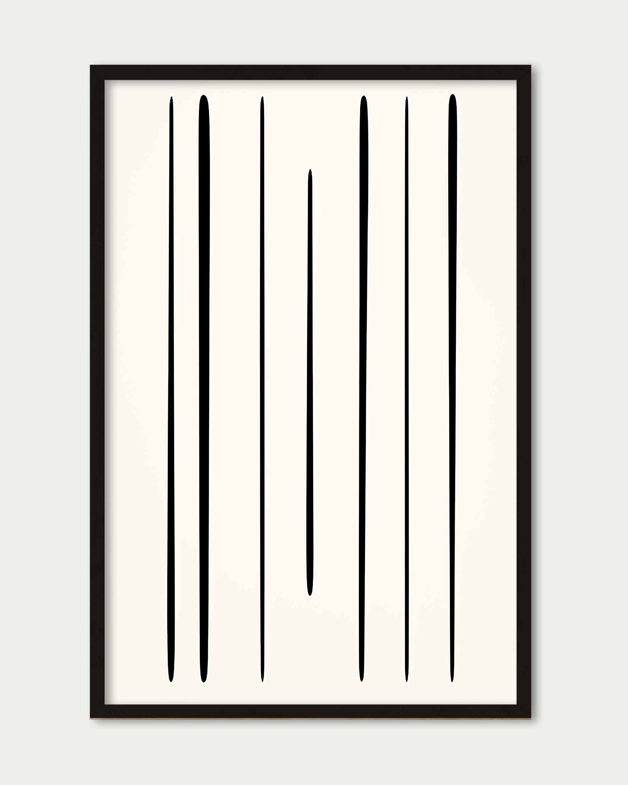 Vertical Line Art Print