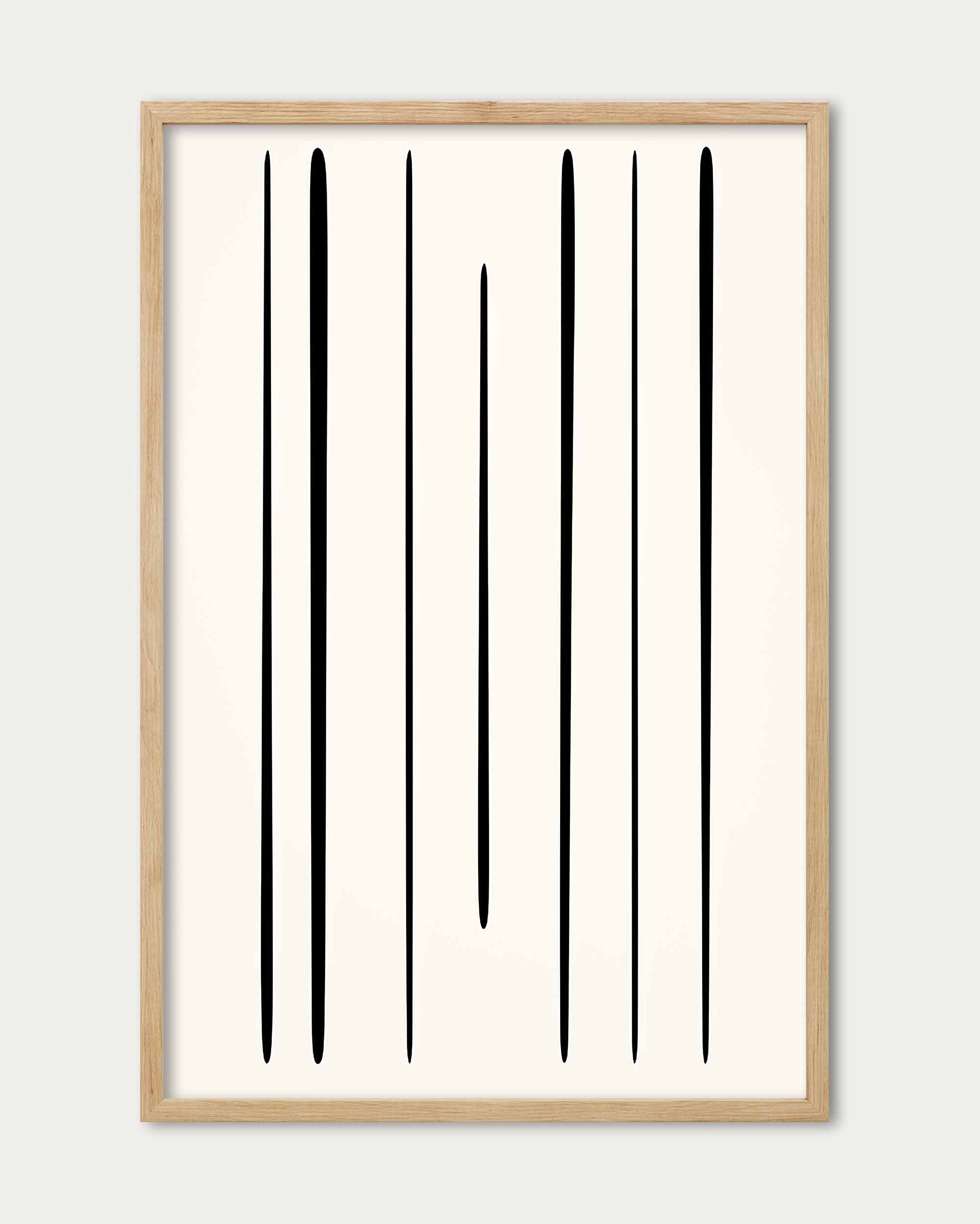 Vertical Line Art Print
