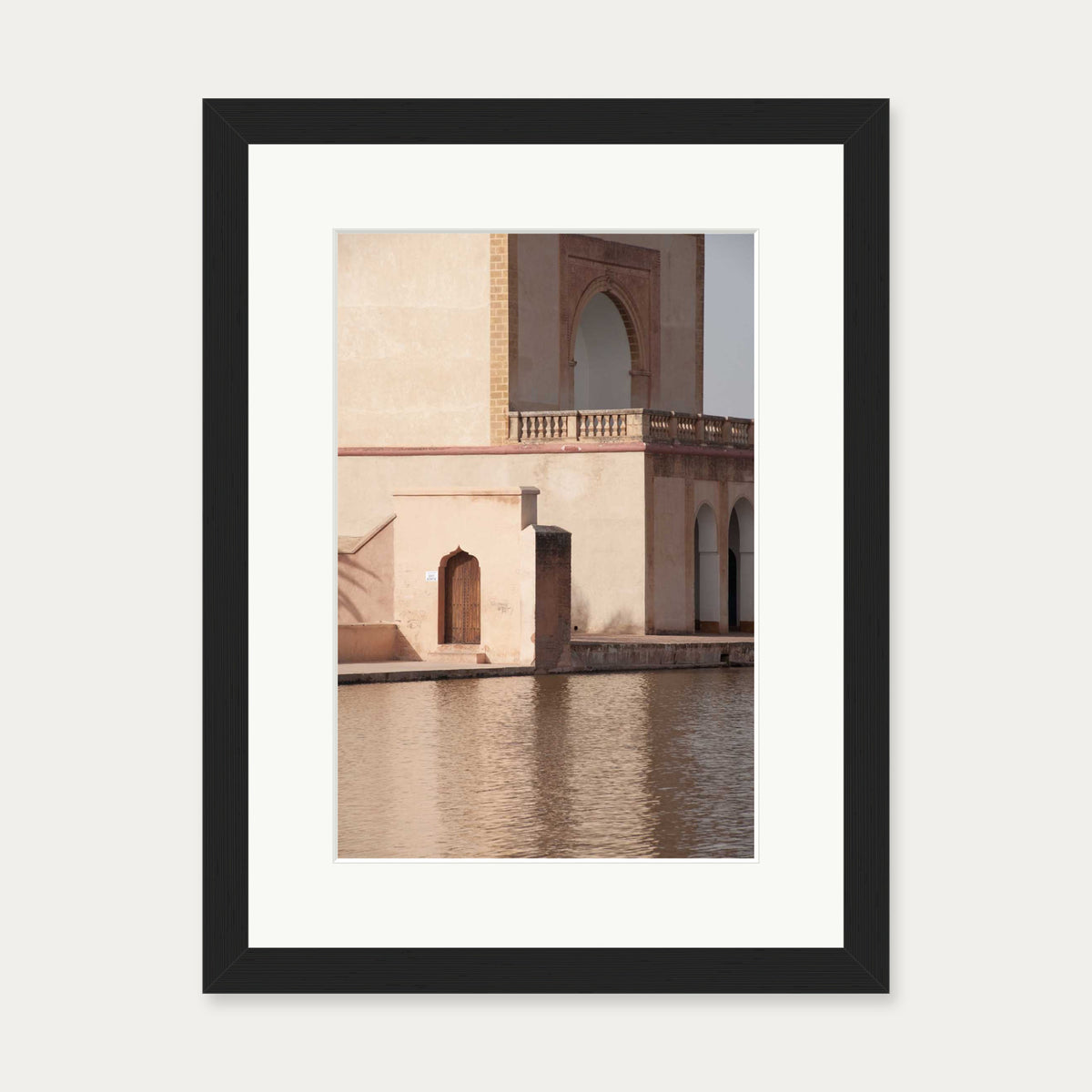 Morocco Architecture Poster — 30 x 40 cm — Black Frame