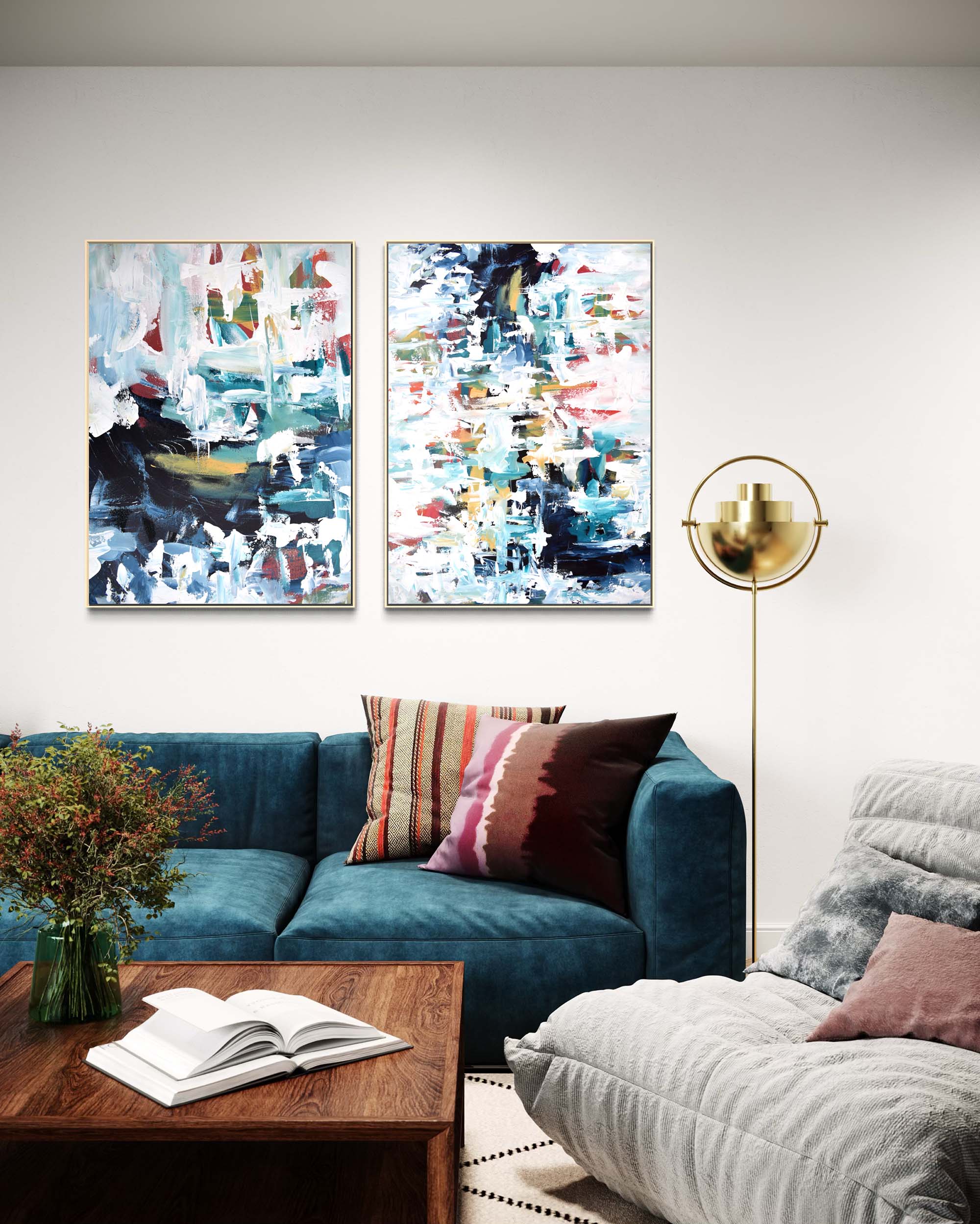 Dunes Canvas Set Of 2