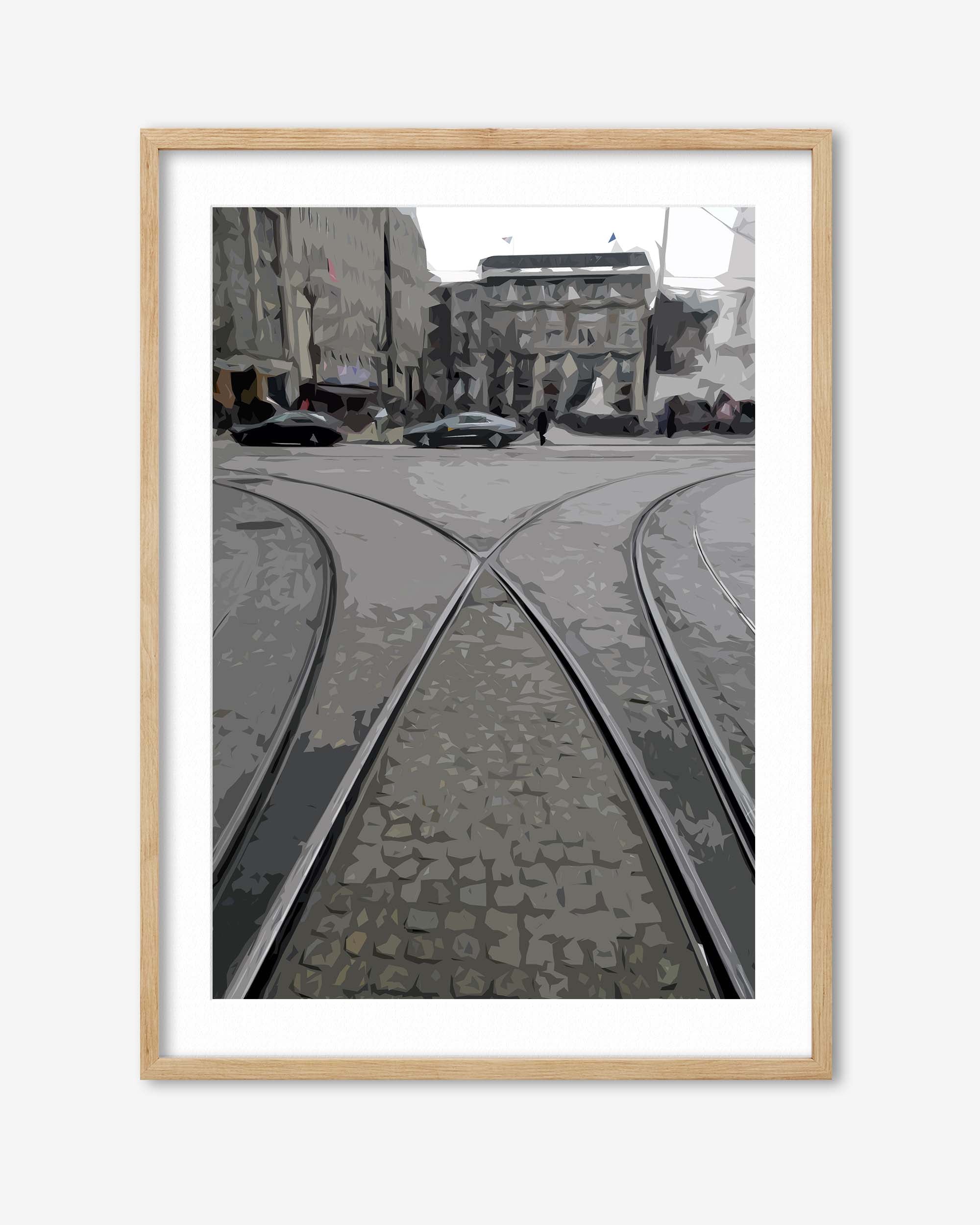 Amsterdam Tram Art Print