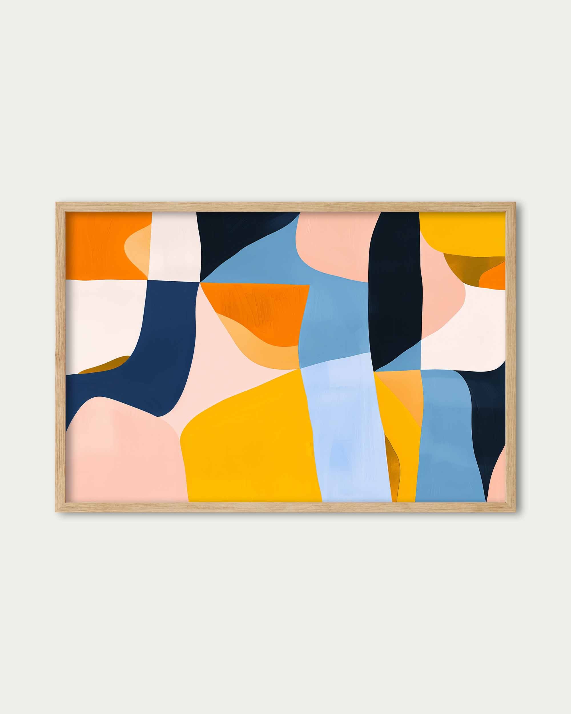 Colourful Geometric Art Print